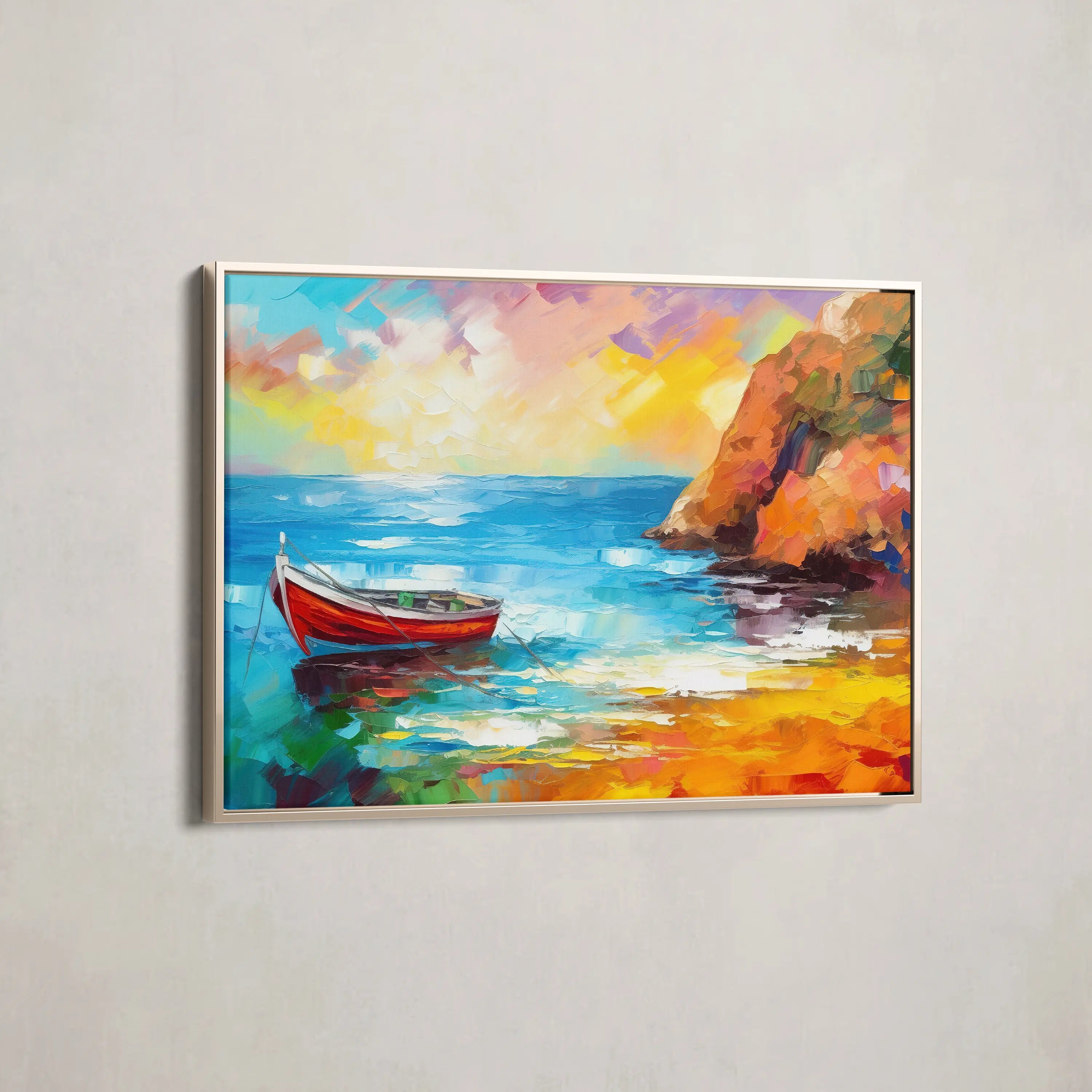 Landscape Canvas Wall Art WAD055-L 90 x 60 cm / Stretched on hidden frame