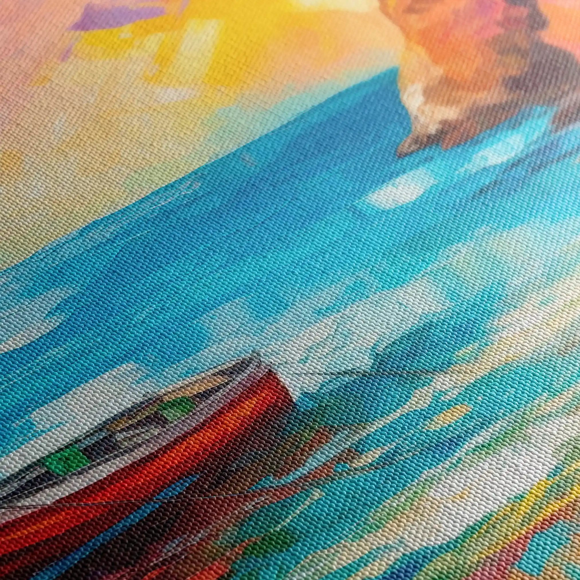 Landscape 055 Canvas Art 90 x 60 cm / Stretched on hidden frame