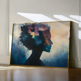 Portrait 055 Canvas Art 90 x 60 cm / Stretched on hidden frame
