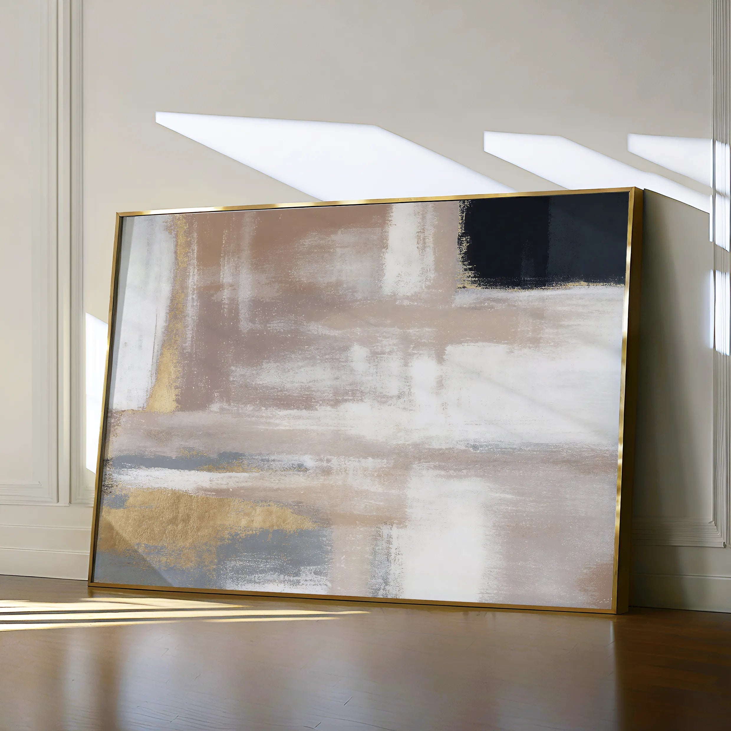 Abstract Canvas Wall Art WAD056-A 90 x 60 cm / Stretched on hidden frame