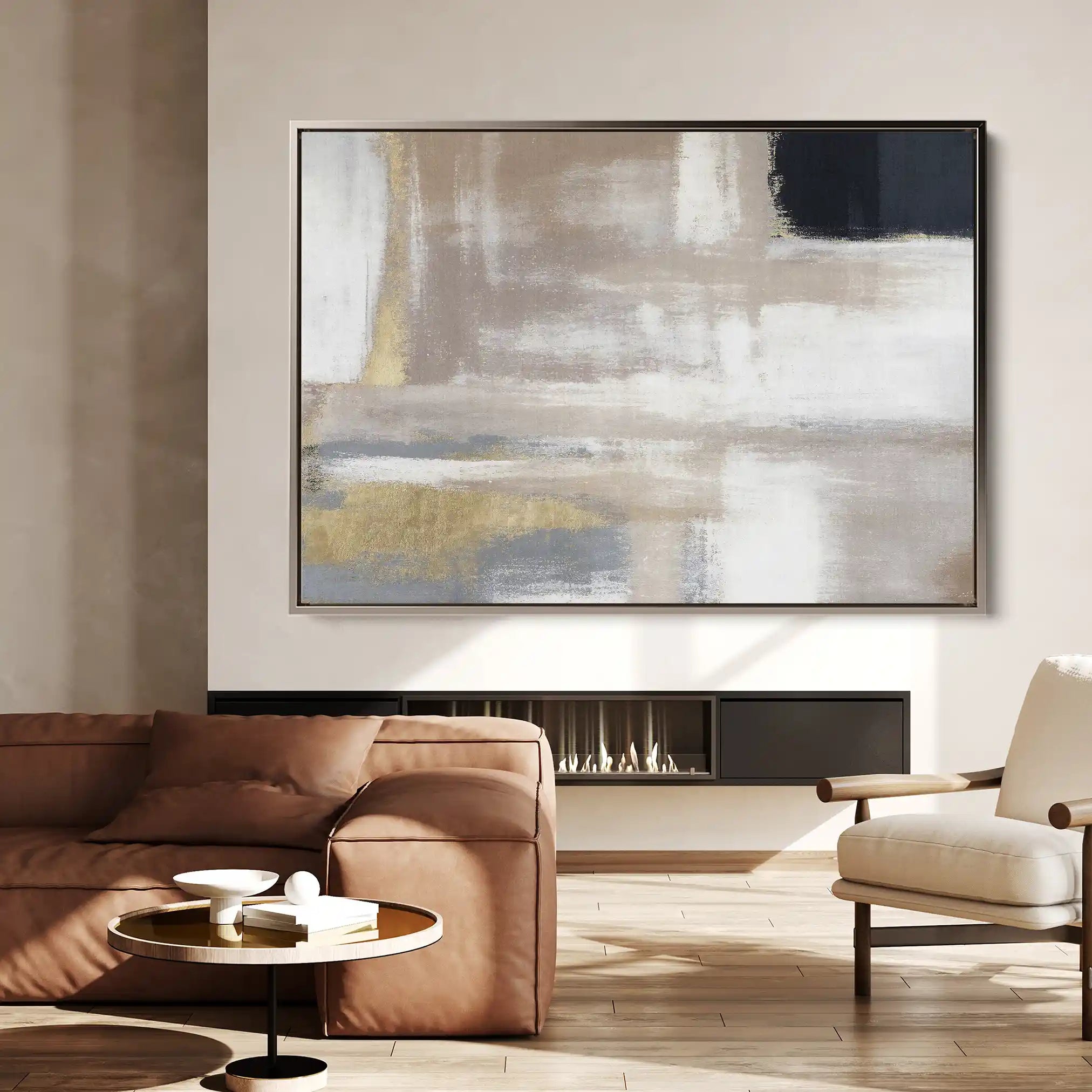 Abstract 056 Canvas Art 60 x 40 cm / Stretched on hidden frame