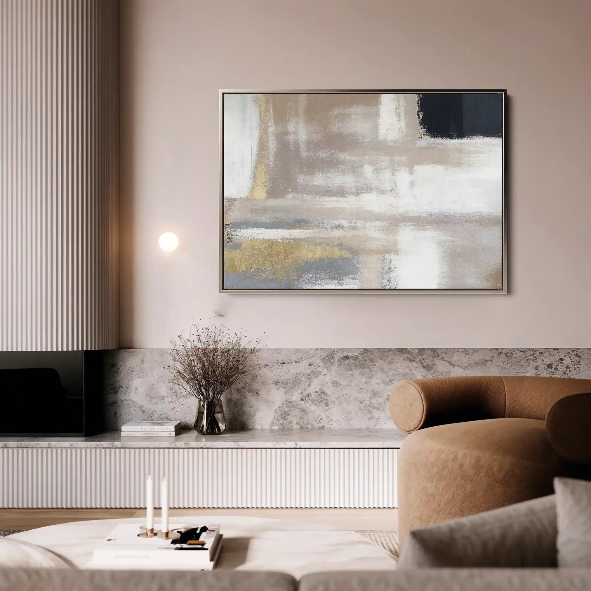 Abstract 056 Canvas Art 60 x 40 cm / Stretched on hidden frame
