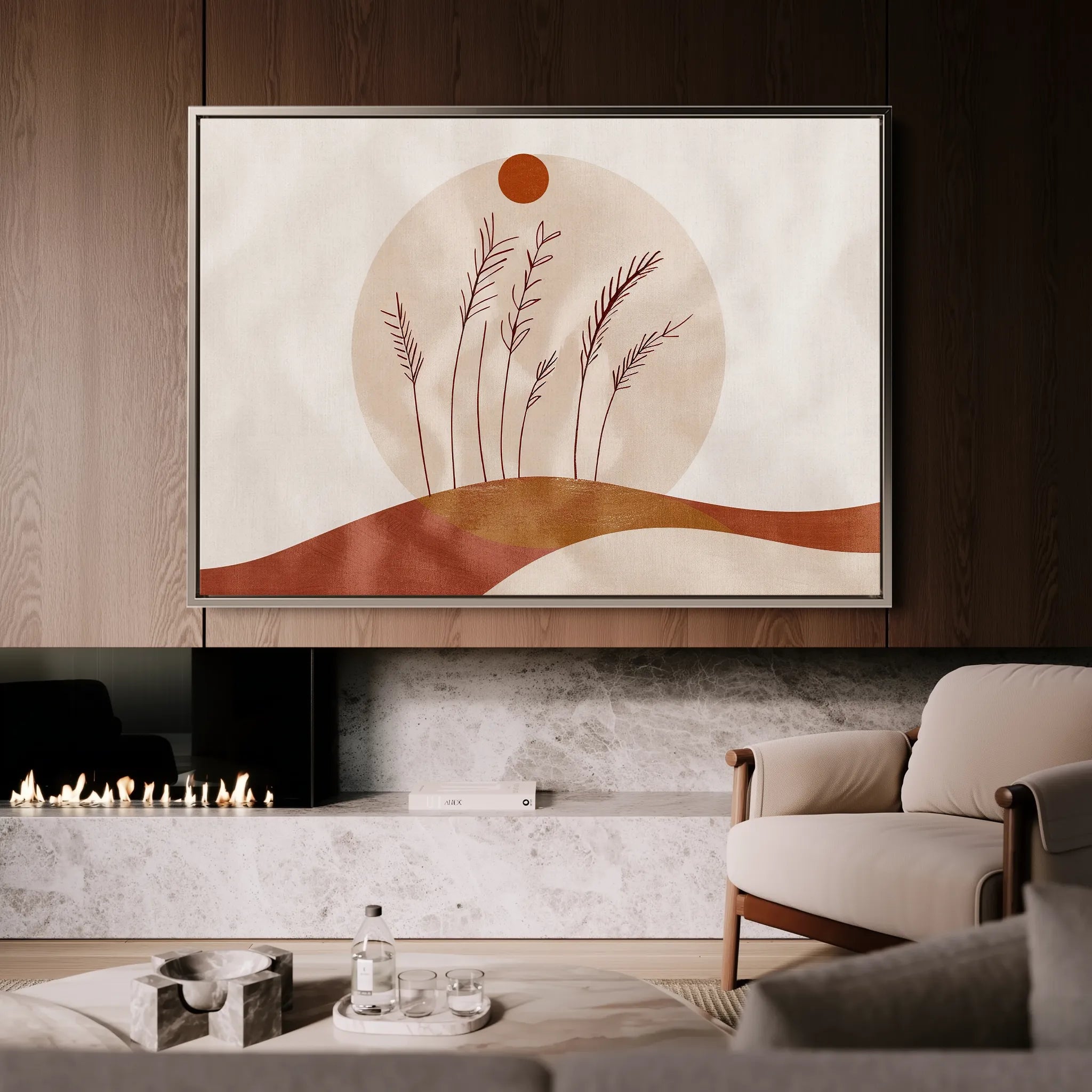 Boho Canvas Wall Art WAD056-BH 90 x 60 cm / Stretched on hidden frame