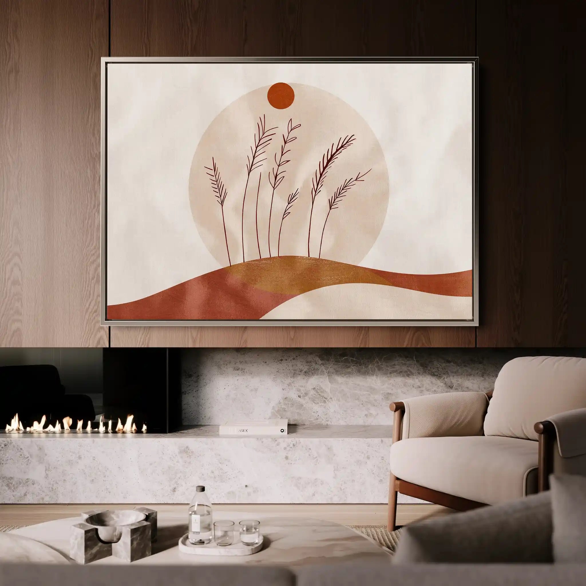 Boho 056 Canvas Art 90 x 60 cm / Stretched on hidden frame