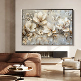 Floral Canvas Wall Art WAD056-F 90 x 60 cm / Stretched on hidden frame