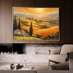 Landscape 056 Canvas Art 90 x 60 cm / Stretched on hidden frame