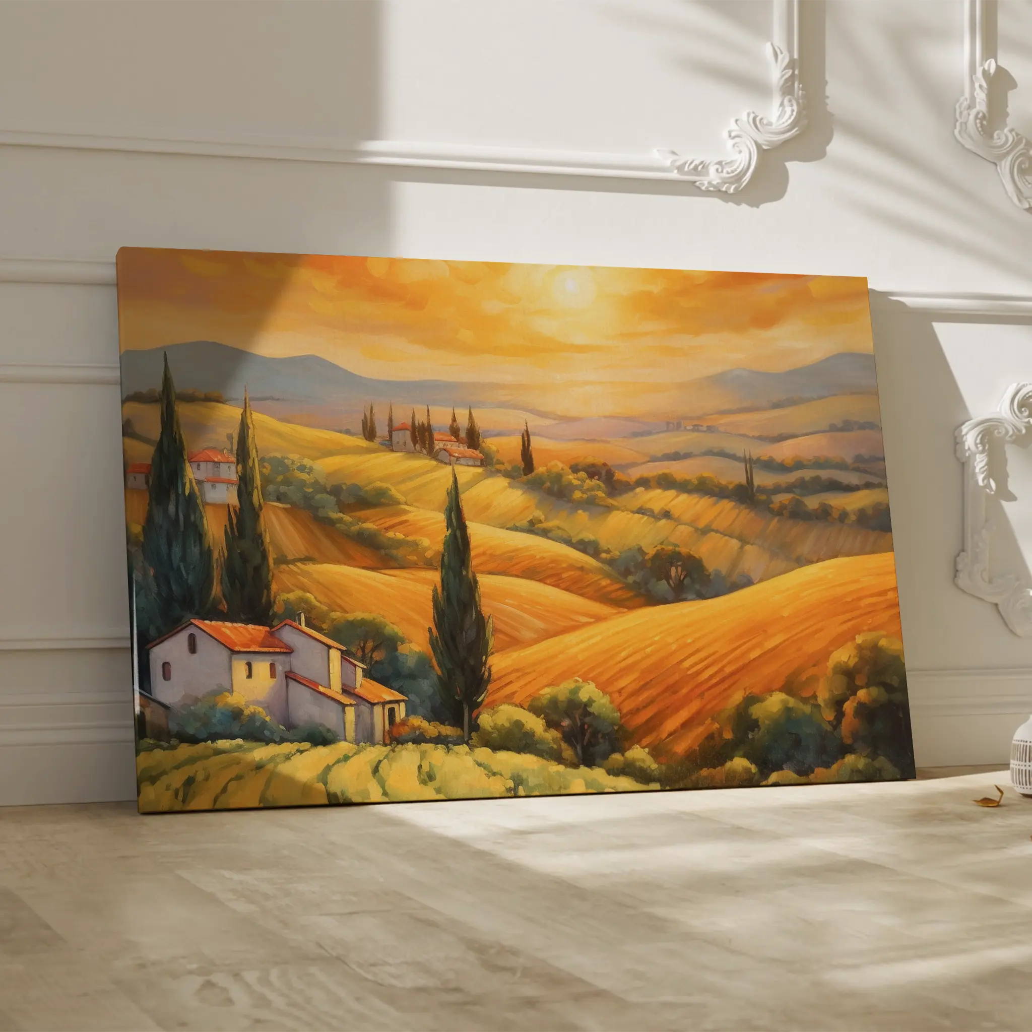 Landscape Canvas Wall Art WAD056-L 90 x 60 cm / Stretched on hidden frame