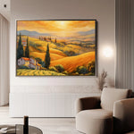Landscape 056 Canvas Art 90 x 60 cm / Stretched on hidden frame