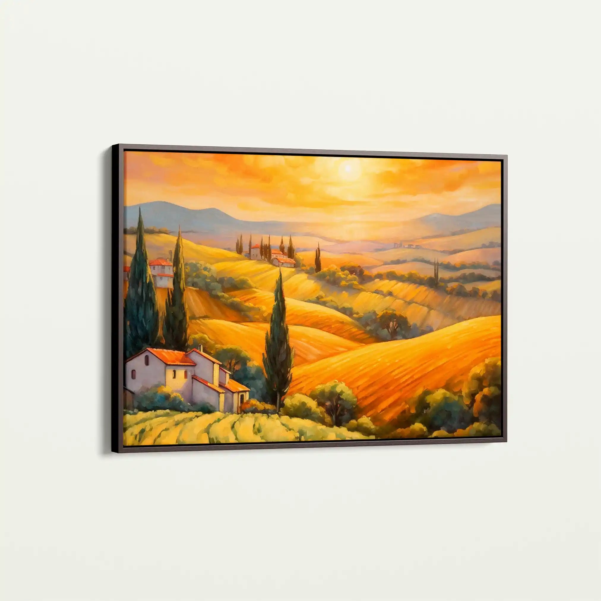 Landscape 056 Canvas Art 90 x 60 cm / Stretched on hidden frame