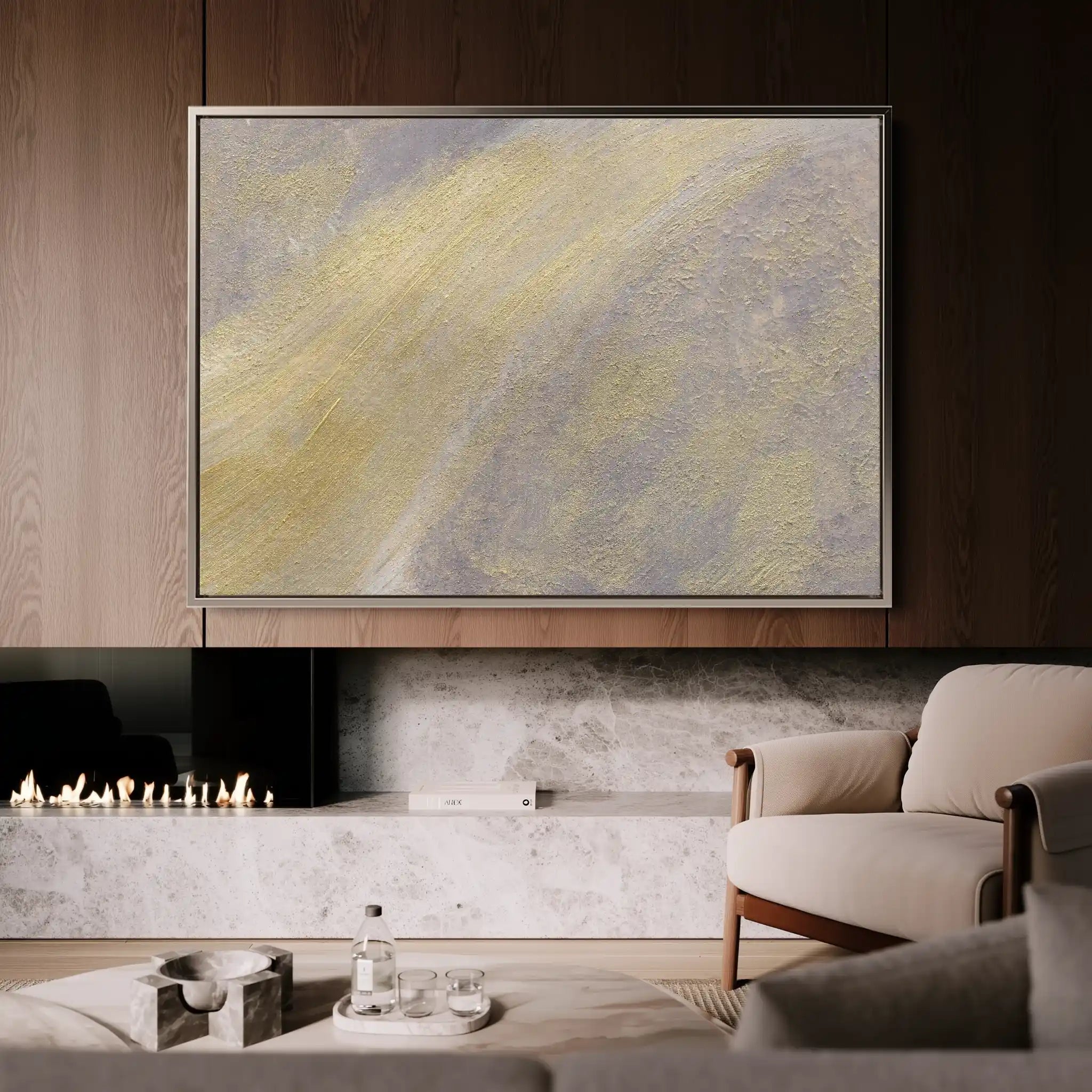 Abstract 057 Canvas Art 60 x 40 cm / Stretched on hidden frame