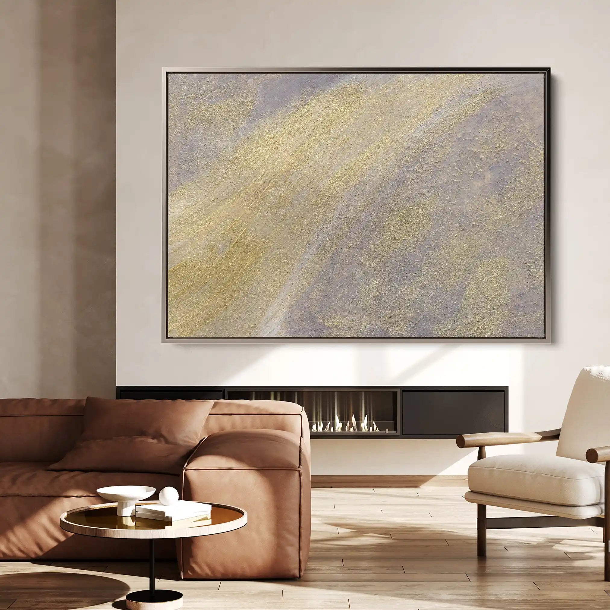 Abstract Canvas Wall Art WAD057-A 90 x 60 cm / Stretched on hidden frame