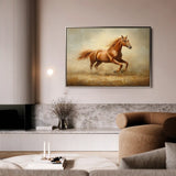 Horses 057 Canvas Art 90 x 60 cm / Stretched on hidden frame