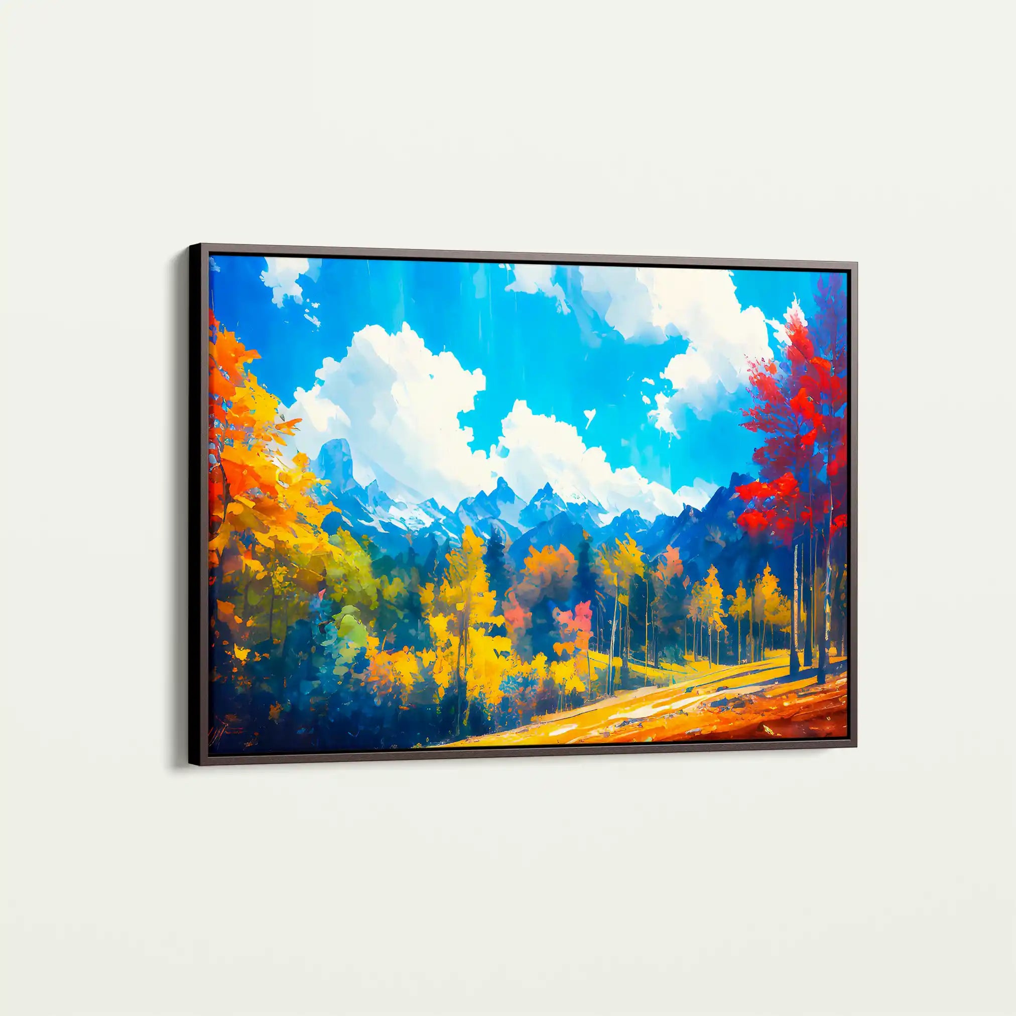 Landscape 057 Canvas Art 90 x 60 cm / Stretched on hidden frame