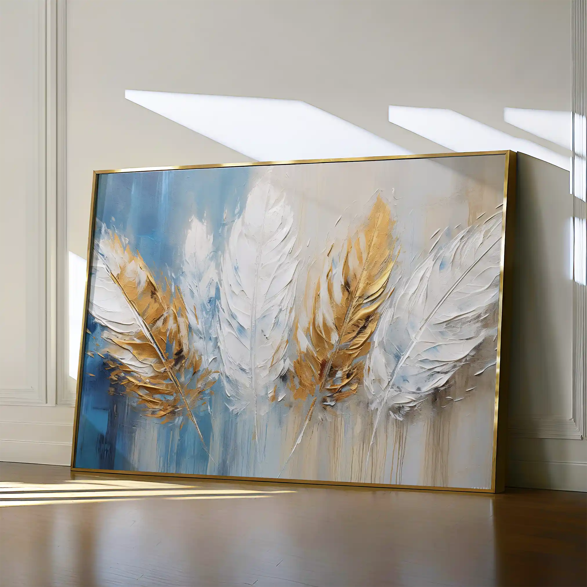 Abstract Canvas Wall Art WAD058-A 90 x 60 cm / Stretched on hidden frame