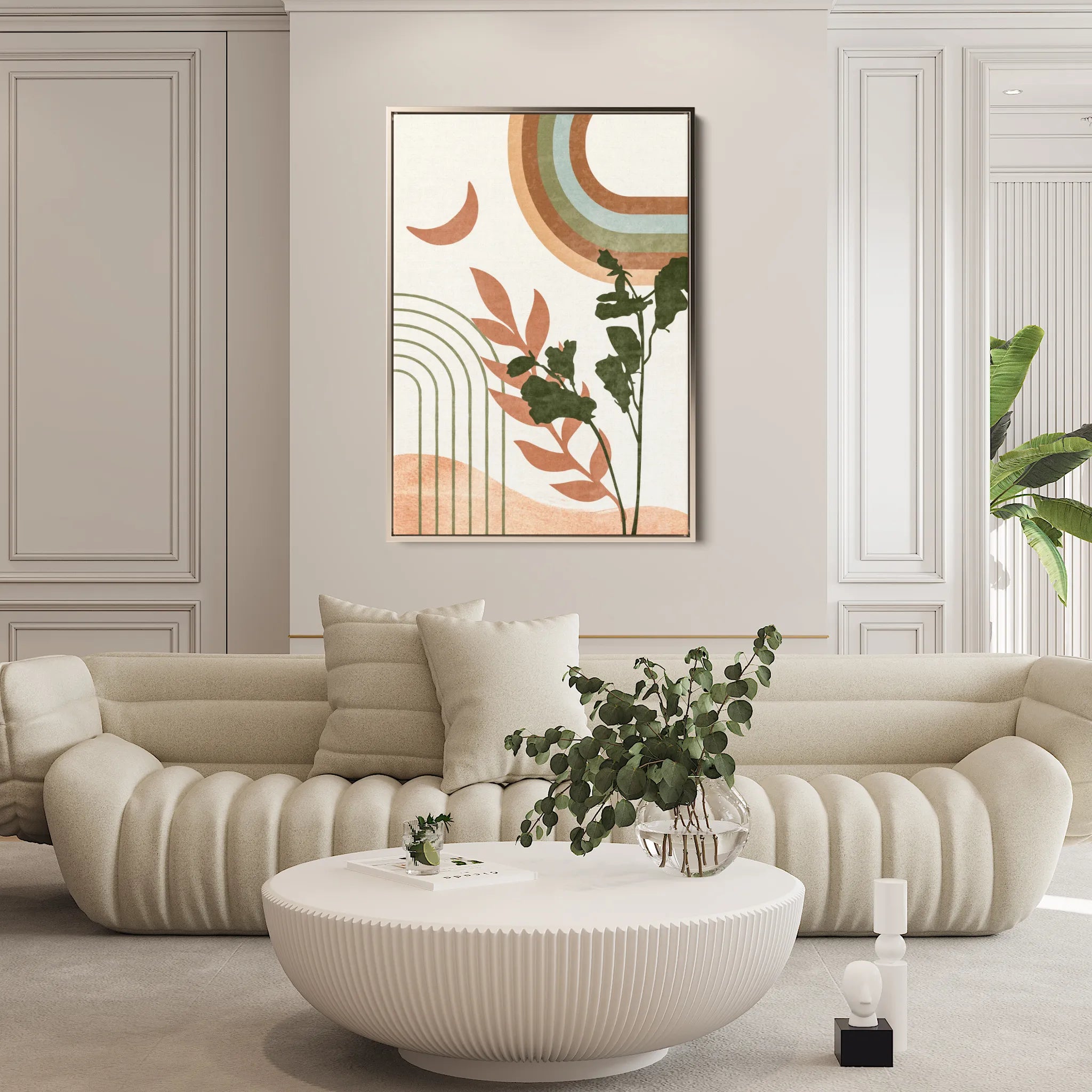 Boho Canvas Wall Art WAD058-BH 90 x 60 cm / Stretched on hidden frame