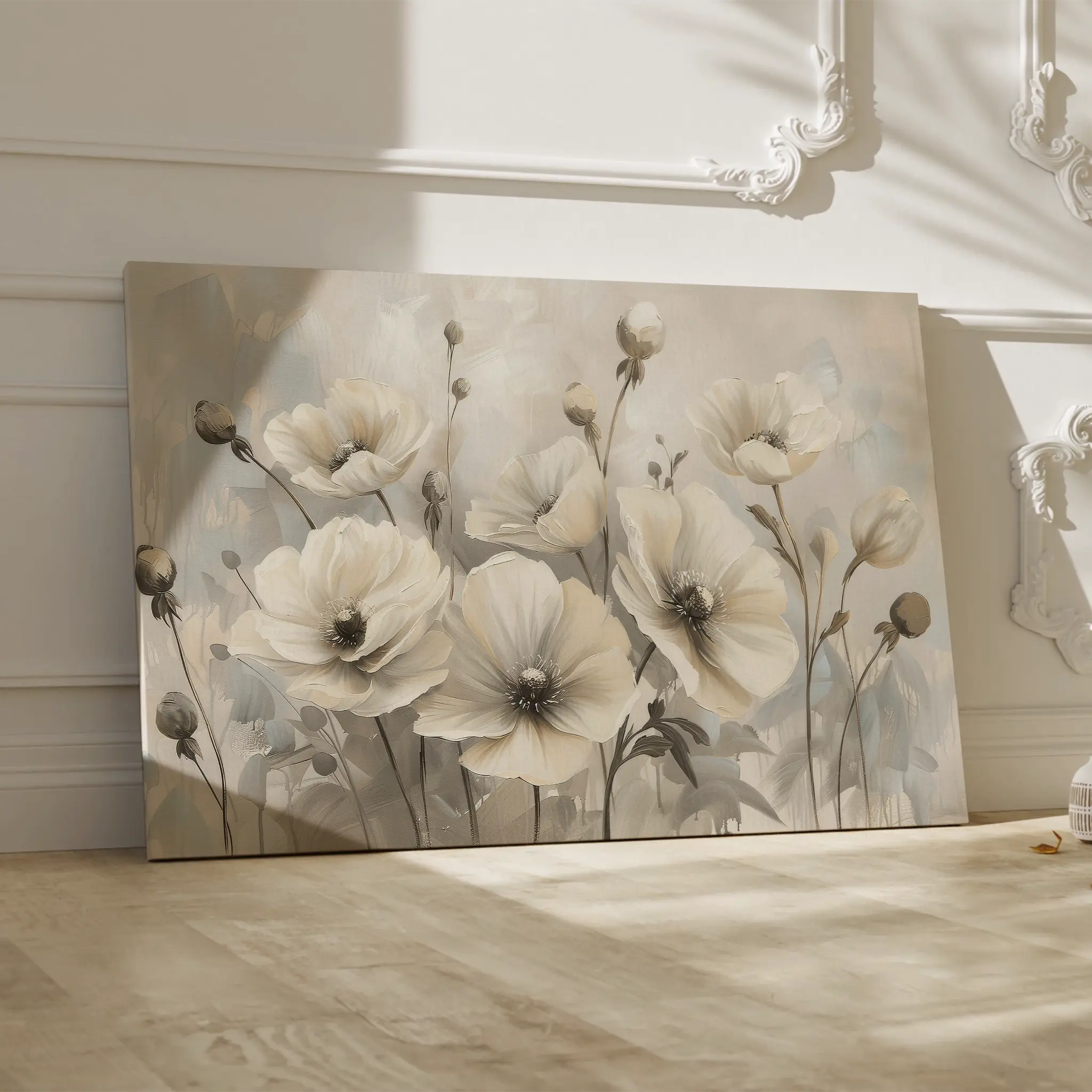 Floral Canvas Wall Art WAD058-F 90 x 60 cm / Stretched on hidden frame