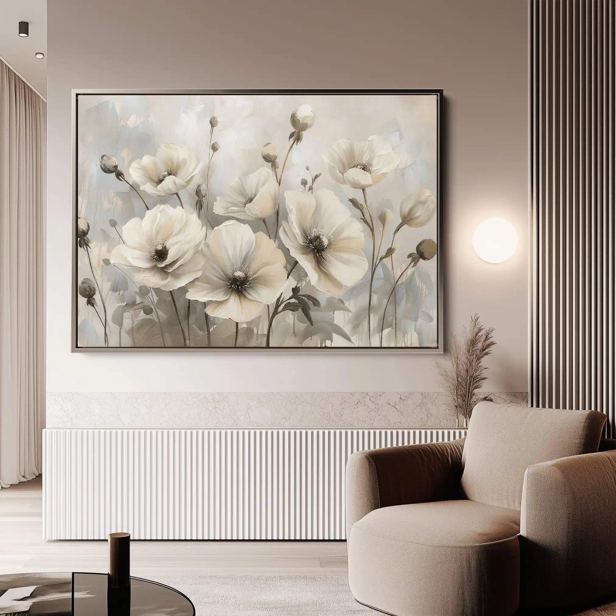 Floral Canvas Wall Art WAD058-F 90 x 60 cm / Stretched on hidden frame