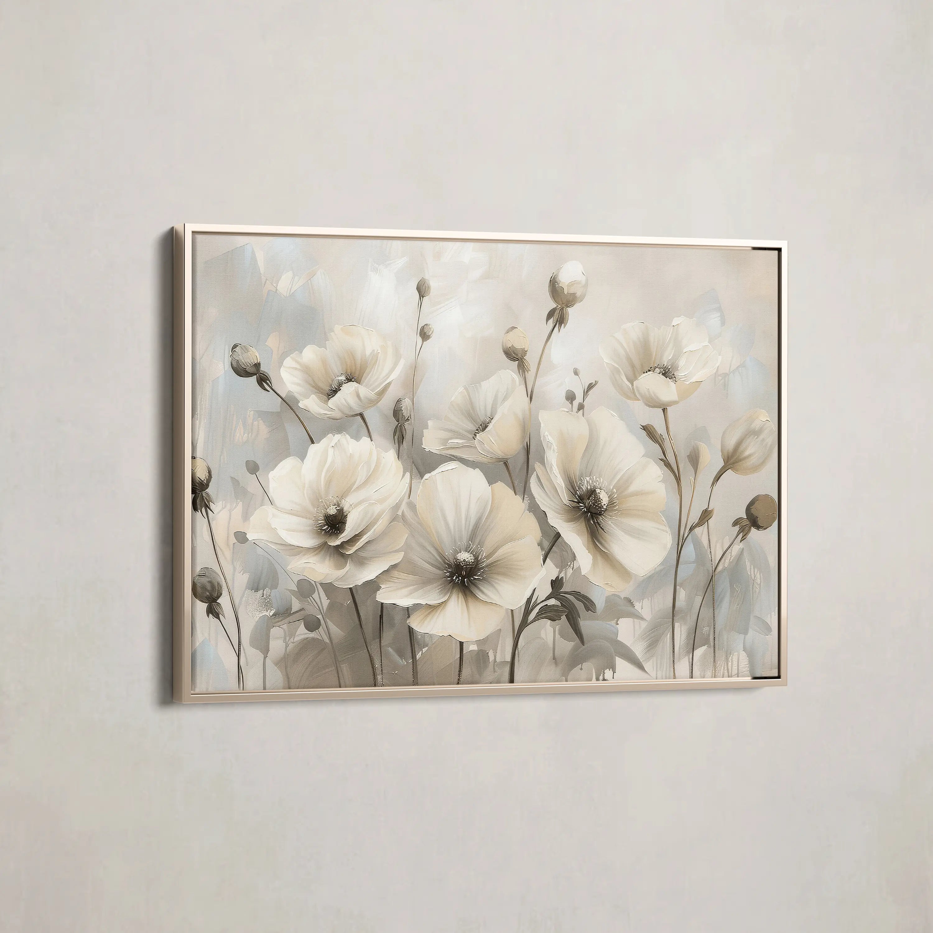 Floral Canvas Wall Art WAD058-F 90 x 60 cm / Stretched on hidden frame