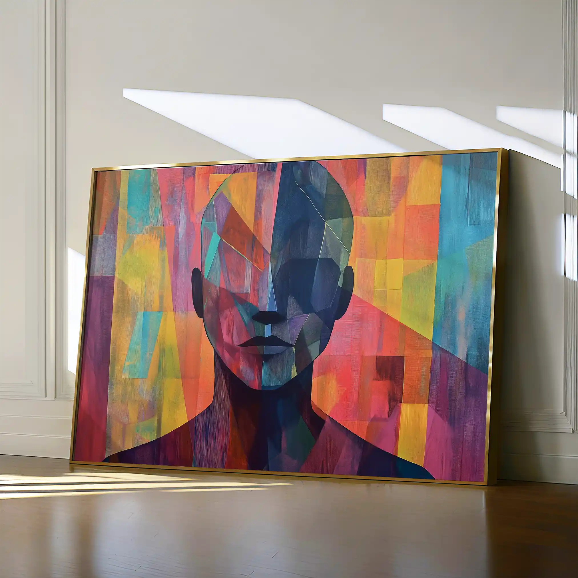 Portrait 058 Canvas Art 90 x 60 cm / Stretched on hidden frame
