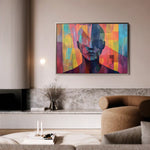 Portrait 058 Canvas Art 90 x 60 cm / Stretched on hidden frame