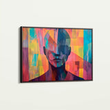 Portrait 058 Canvas Art 90 x 60 cm / Stretched on hidden frame