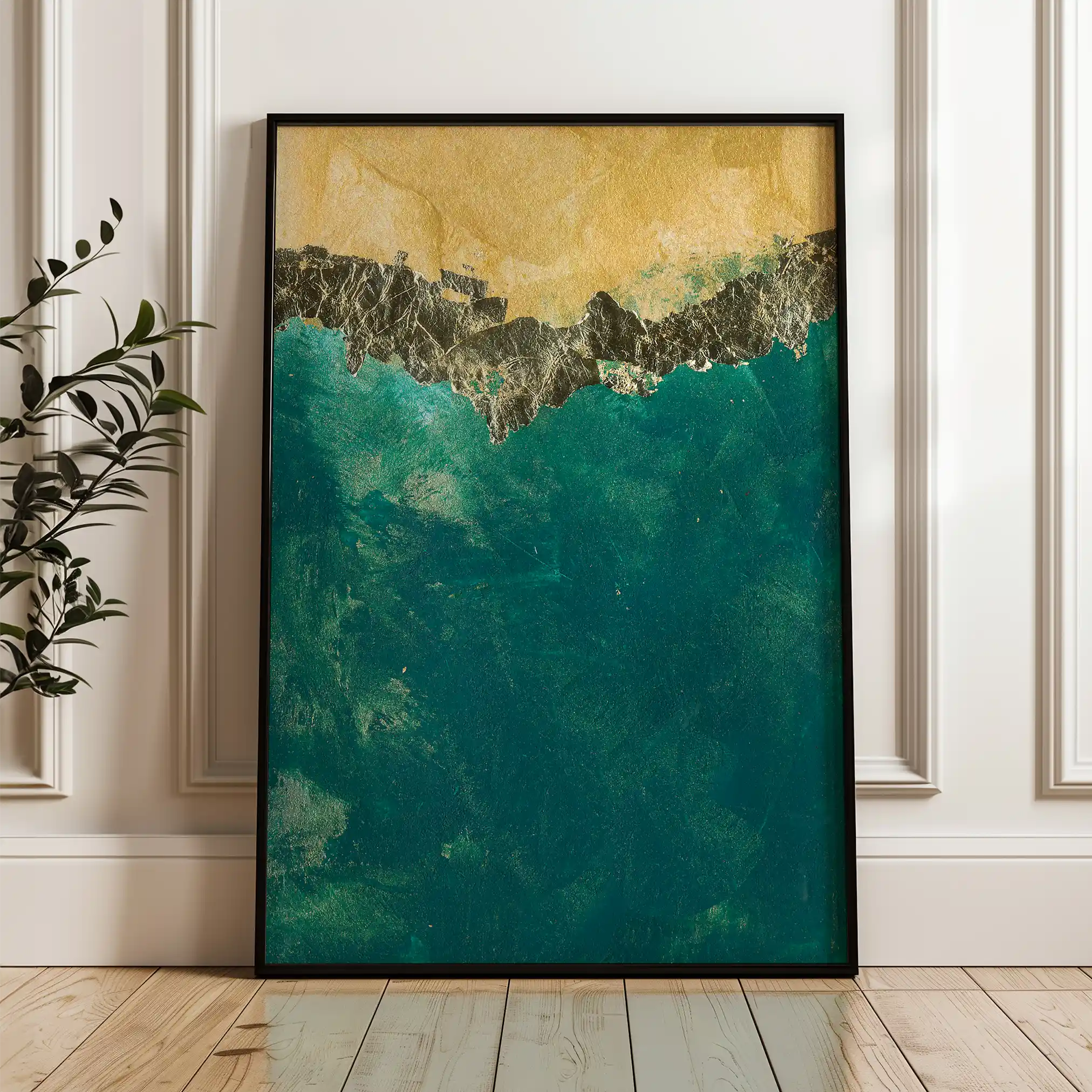 Abstract Canvas Wall Art WAD059-A 90 x 60 cm / Stretched on hidden frame