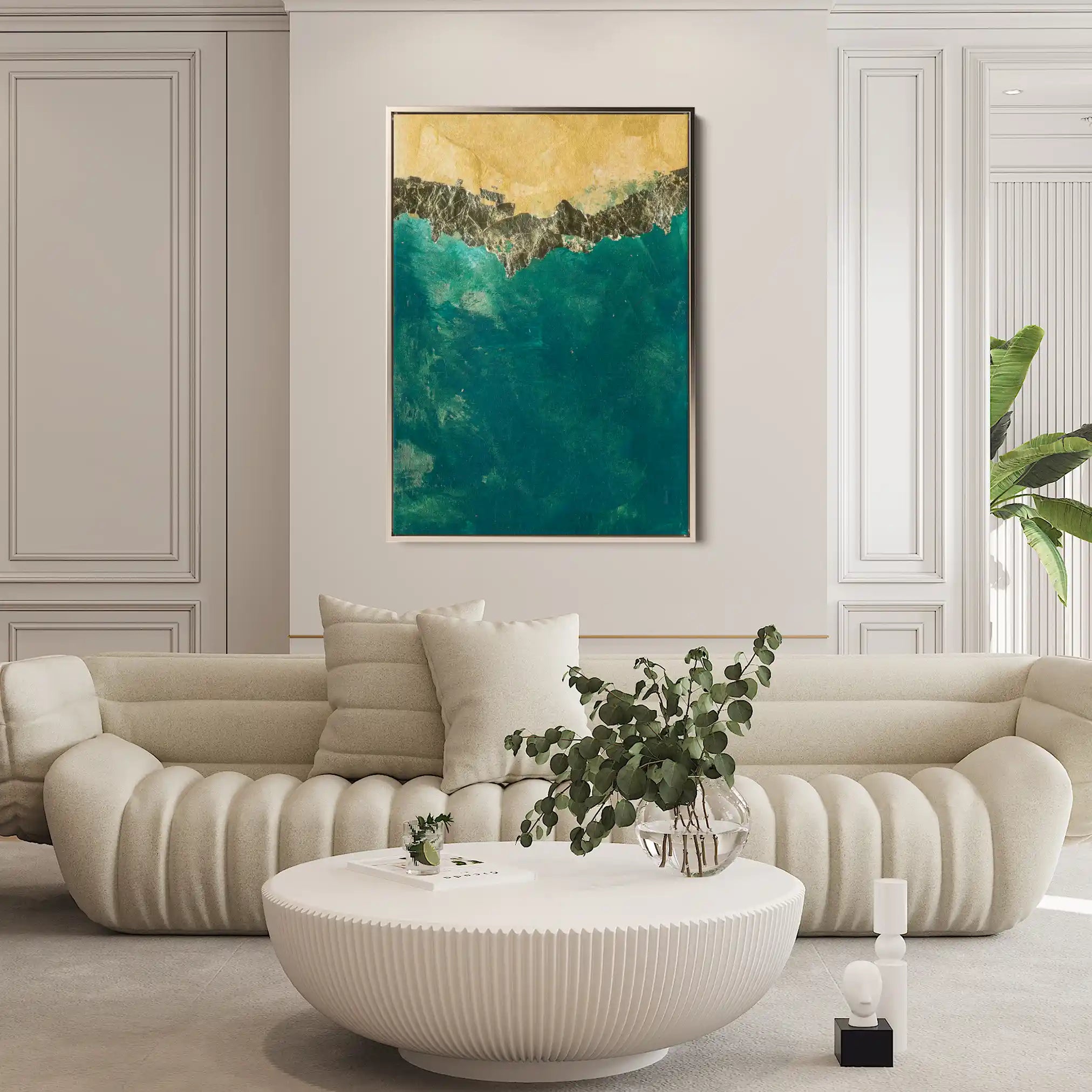 Abstract Canvas Wall Art WAD059-A 90 x 60 cm / Stretched on hidden frame