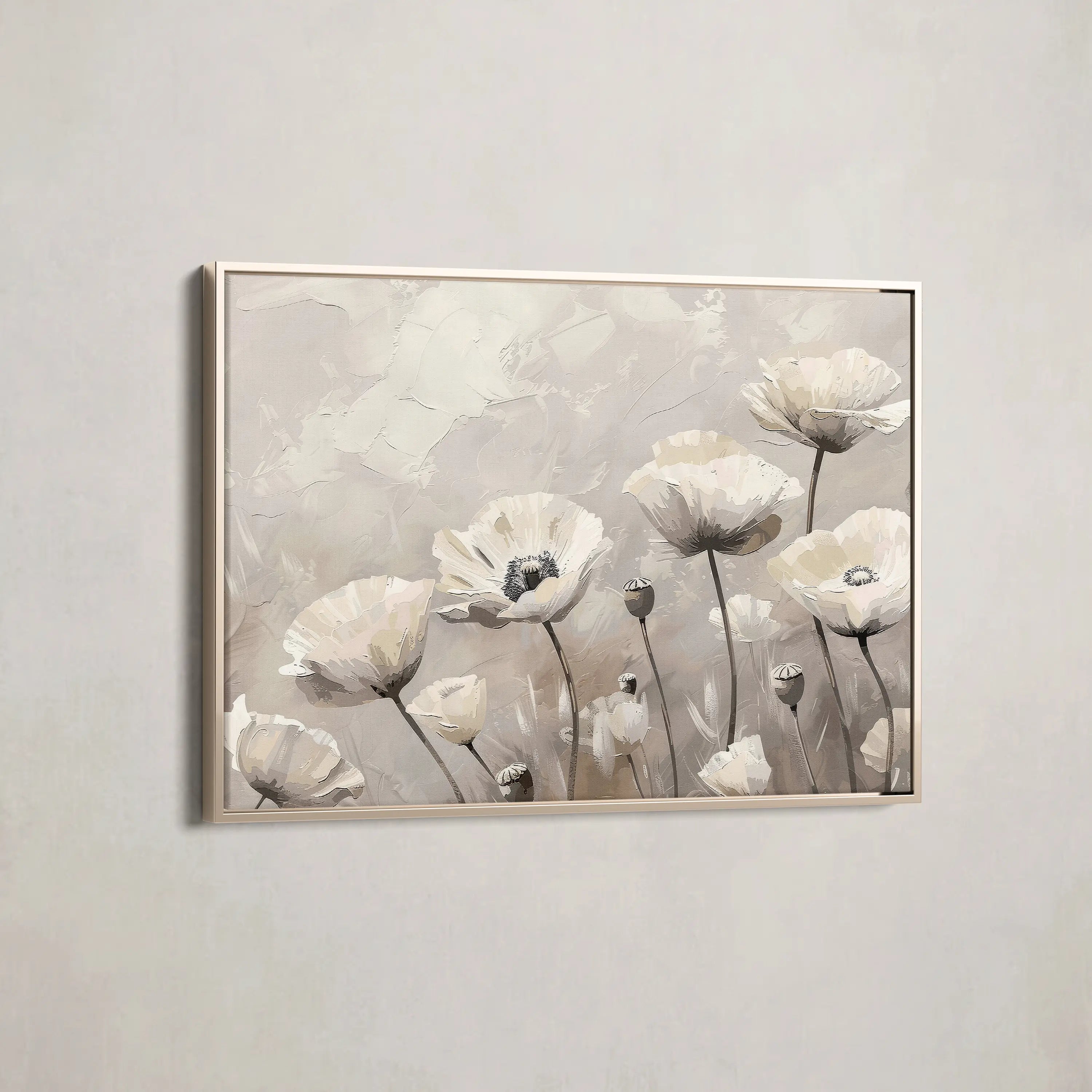 Floral Canvas Wall Art WAD059-F 90 x 60 cm / Stretched on hidden frame