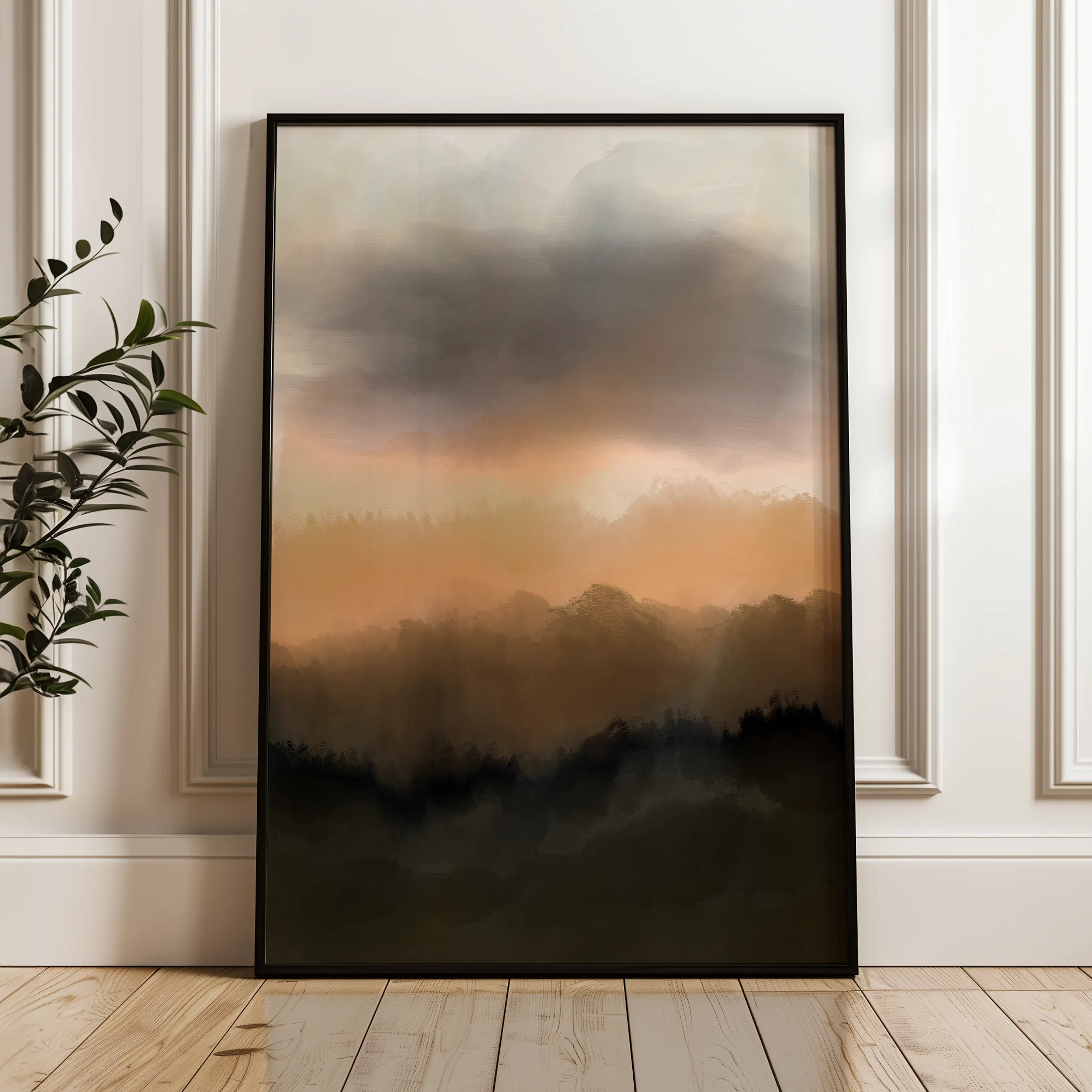 Landscape Canvas Wall Art WAD059-L 90 x 60 cm / Stretched on hidden frame