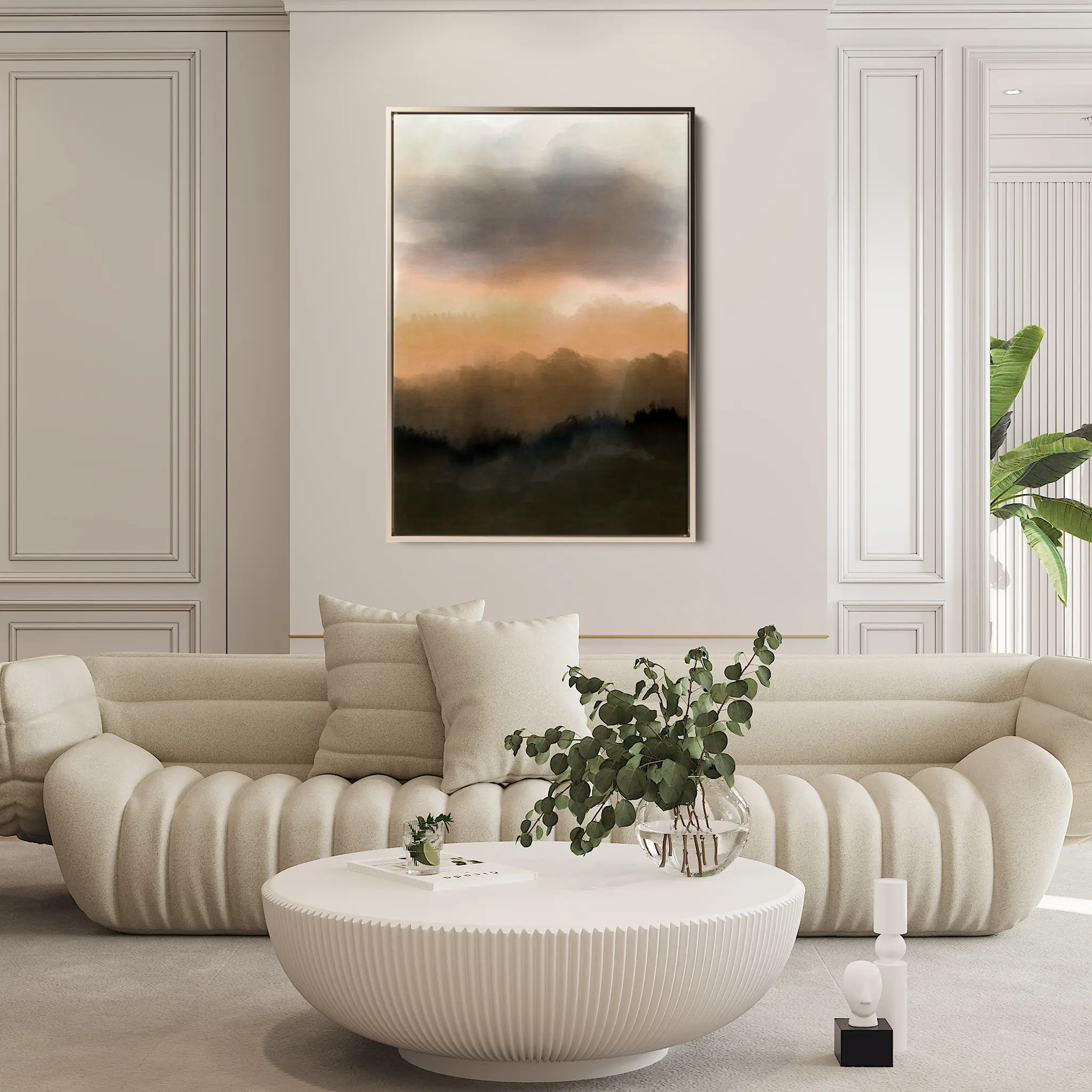 Landscape Canvas Wall Art WAD059-L 90 x 60 cm / Stretched on hidden frame