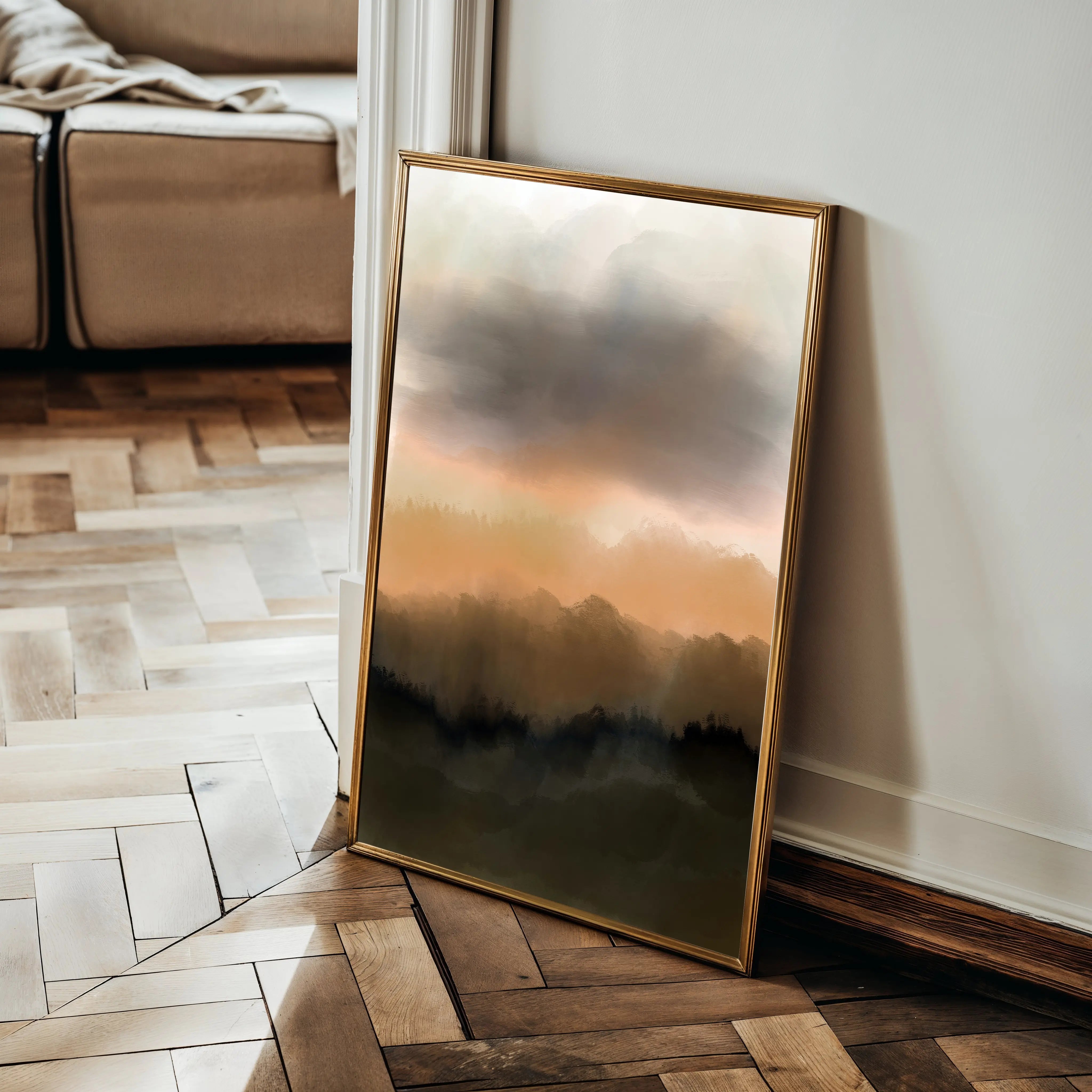 Landscape Canvas Wall Art WAD059-L 90 x 60 cm / Stretched on hidden frame