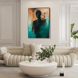 Portrait 059 Canvas Art 90 x 60 cm / Stretched on hidden frame