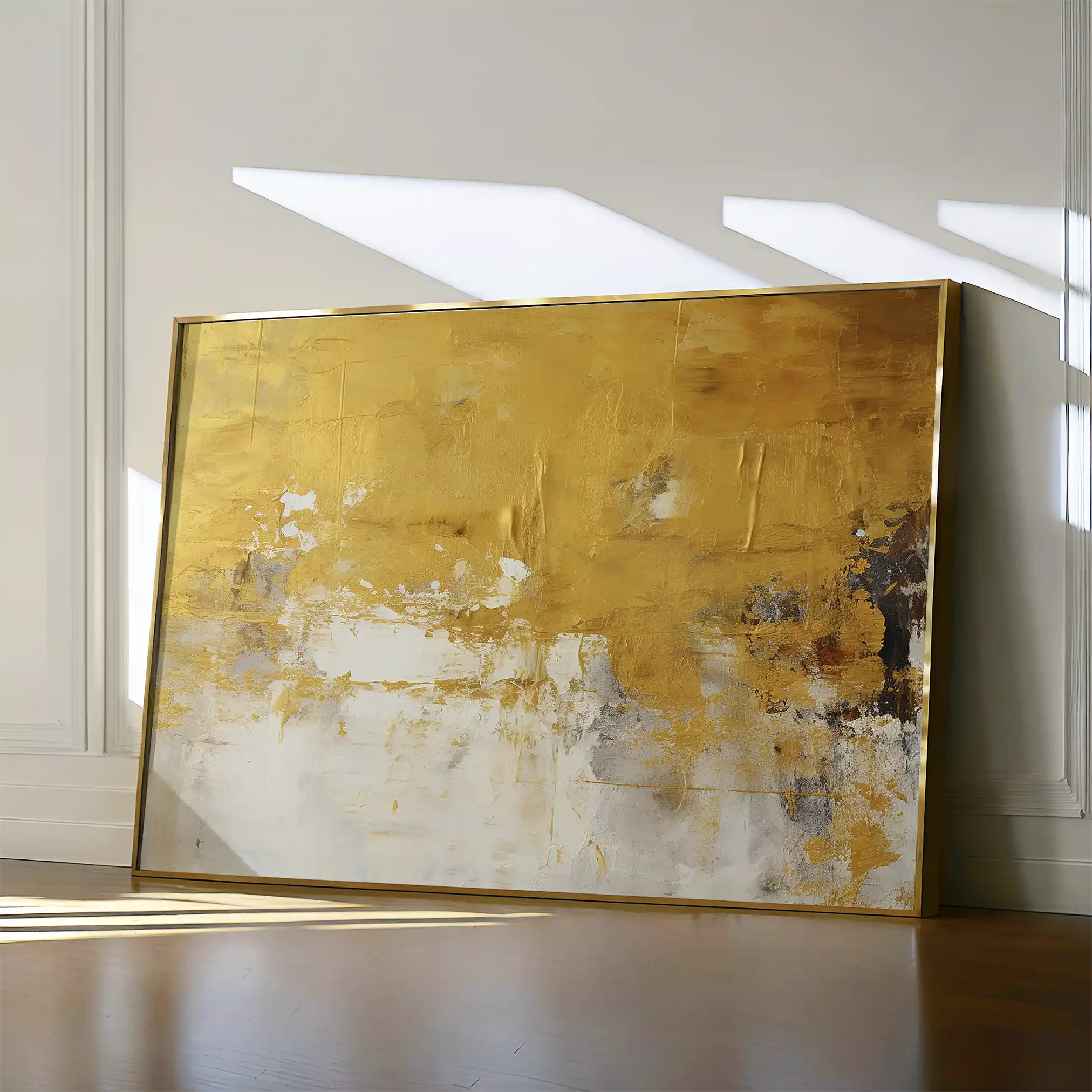Abstract Canvas Wall Art WAD060-A 90 x 60 cm / Stretched on hidden frame