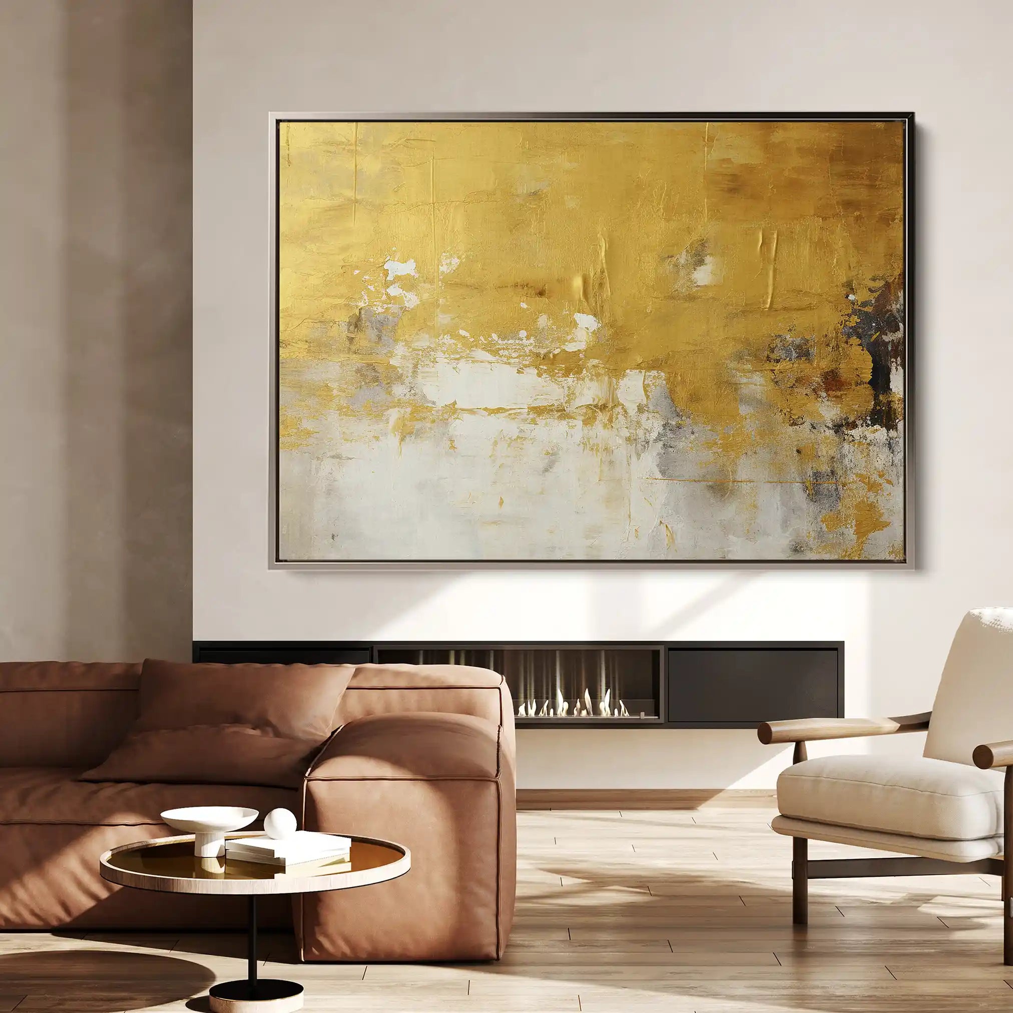 Abstract 060 Canvas Art 60 x 40 cm / Stretched on hidden frame