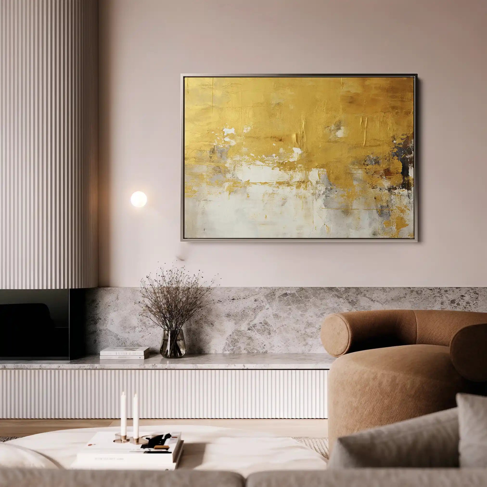 Abstract 060 Canvas Art 60 x 40 cm / Stretched on hidden frame