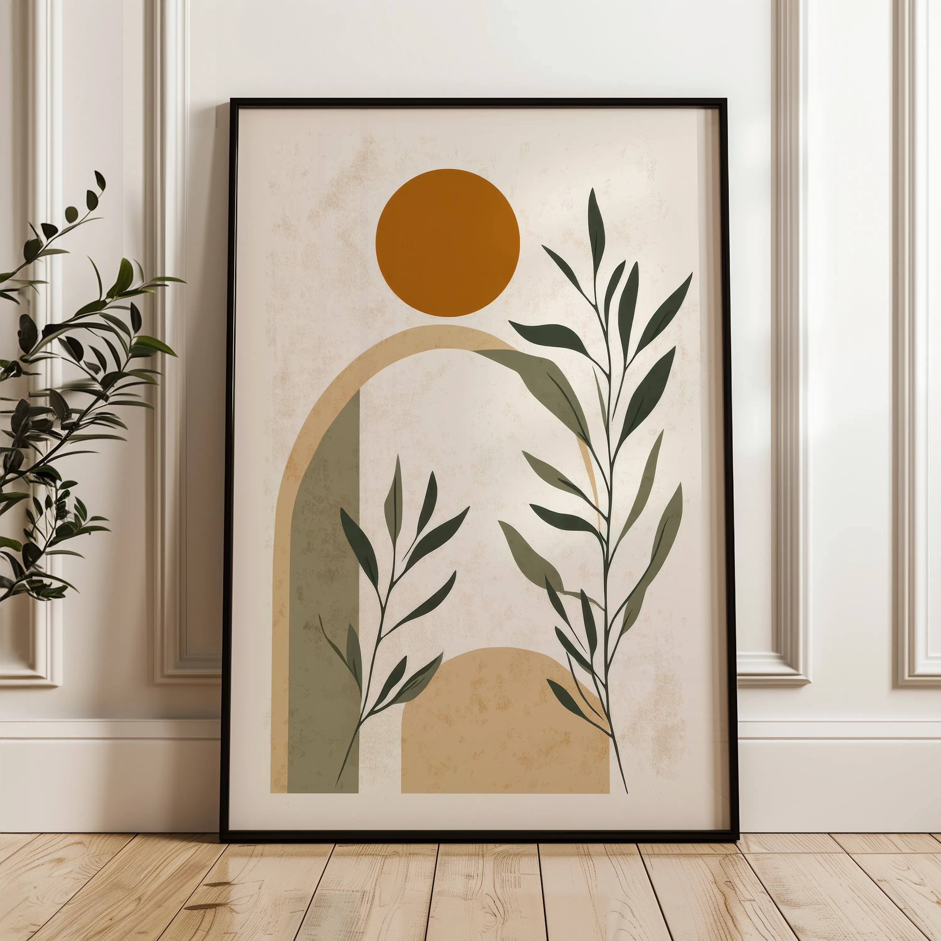 Boho Canvas Wall Art WAD060-BH 90 x 60 cm / Stretched on hidden frame