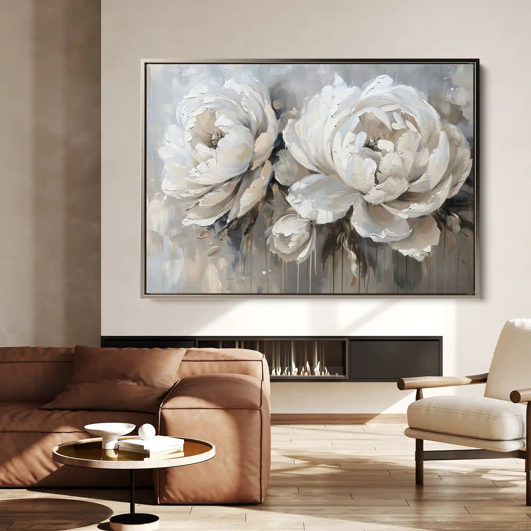 Floral Canvas Wall Art WAD060-F 90 x 60 cm / Stretched on hidden frame