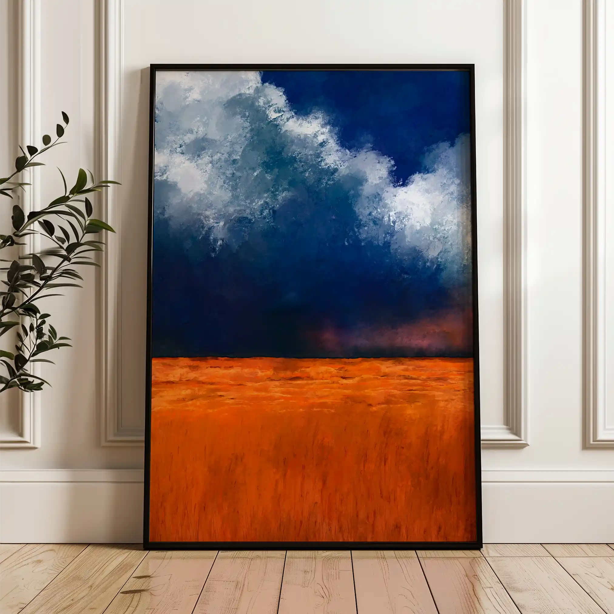 Landscape 060 Canvas Art 90 x 60 cm / Stretched on hidden frame