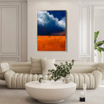 Landscape 060 Canvas Art 90 x 60 cm / Stretched on hidden frame