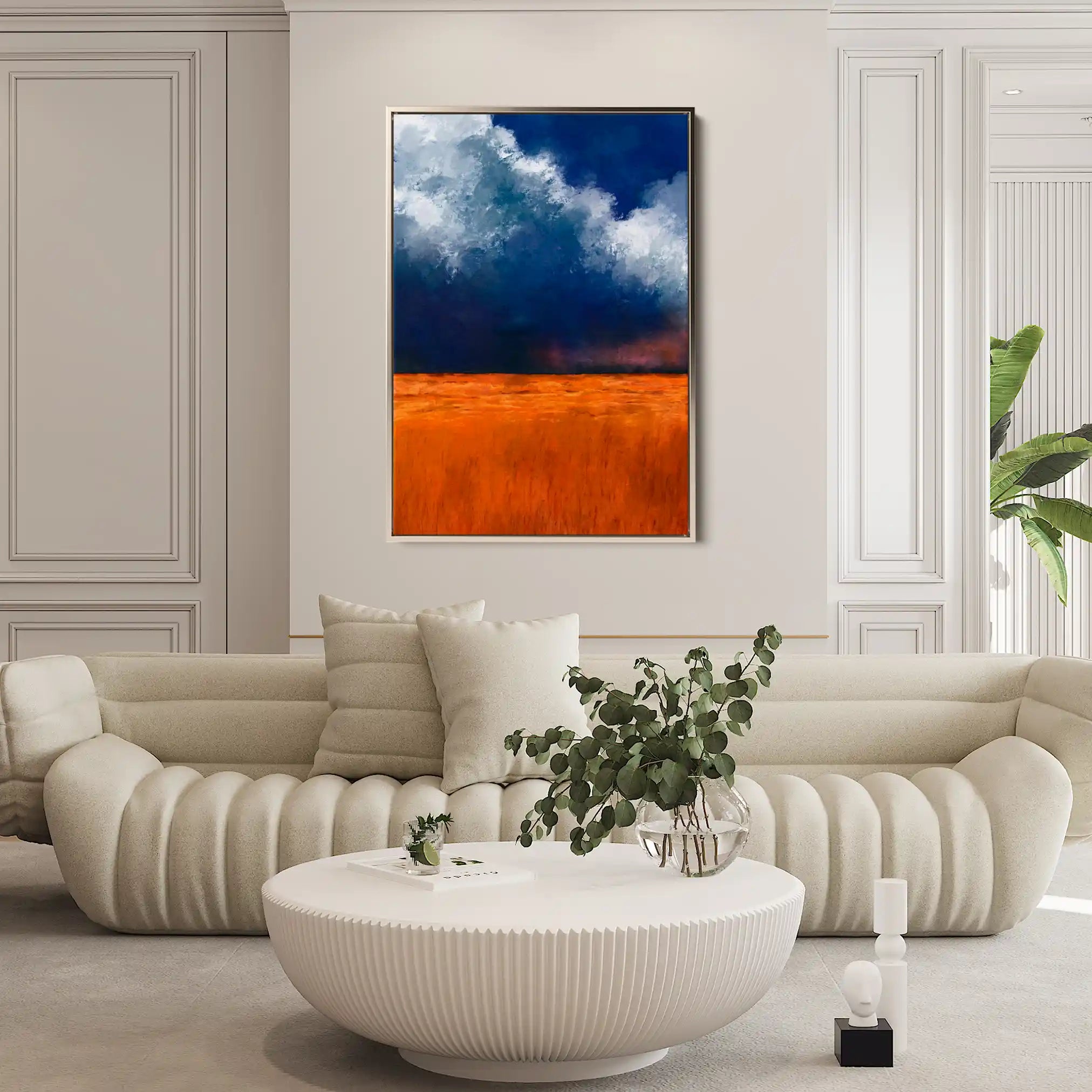 Landscape 060 Canvas Art 90 x 60 cm / Stretched on hidden frame