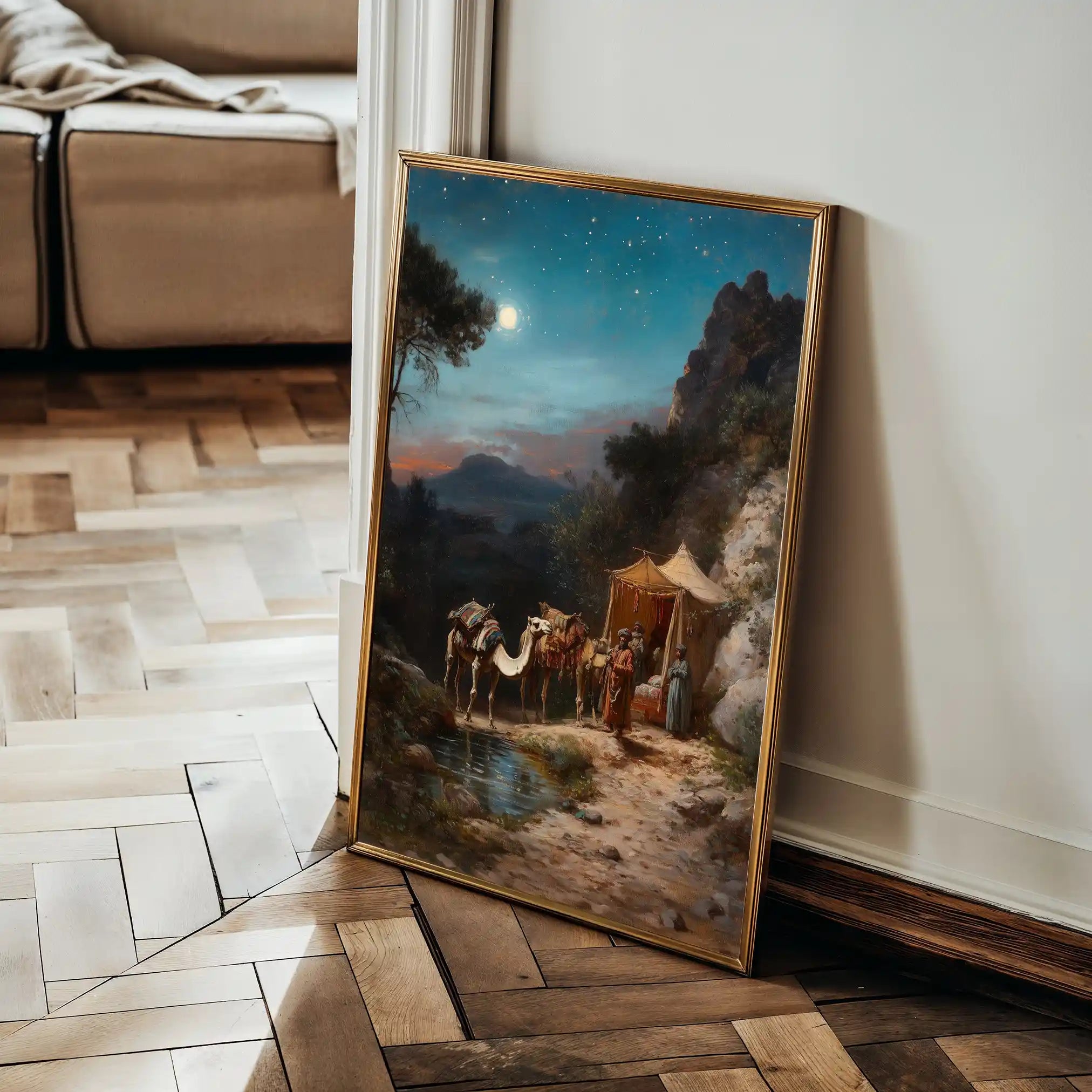 Orientalist 060 Canvas Art 90 x 60 cm / Stretched on hidden frame