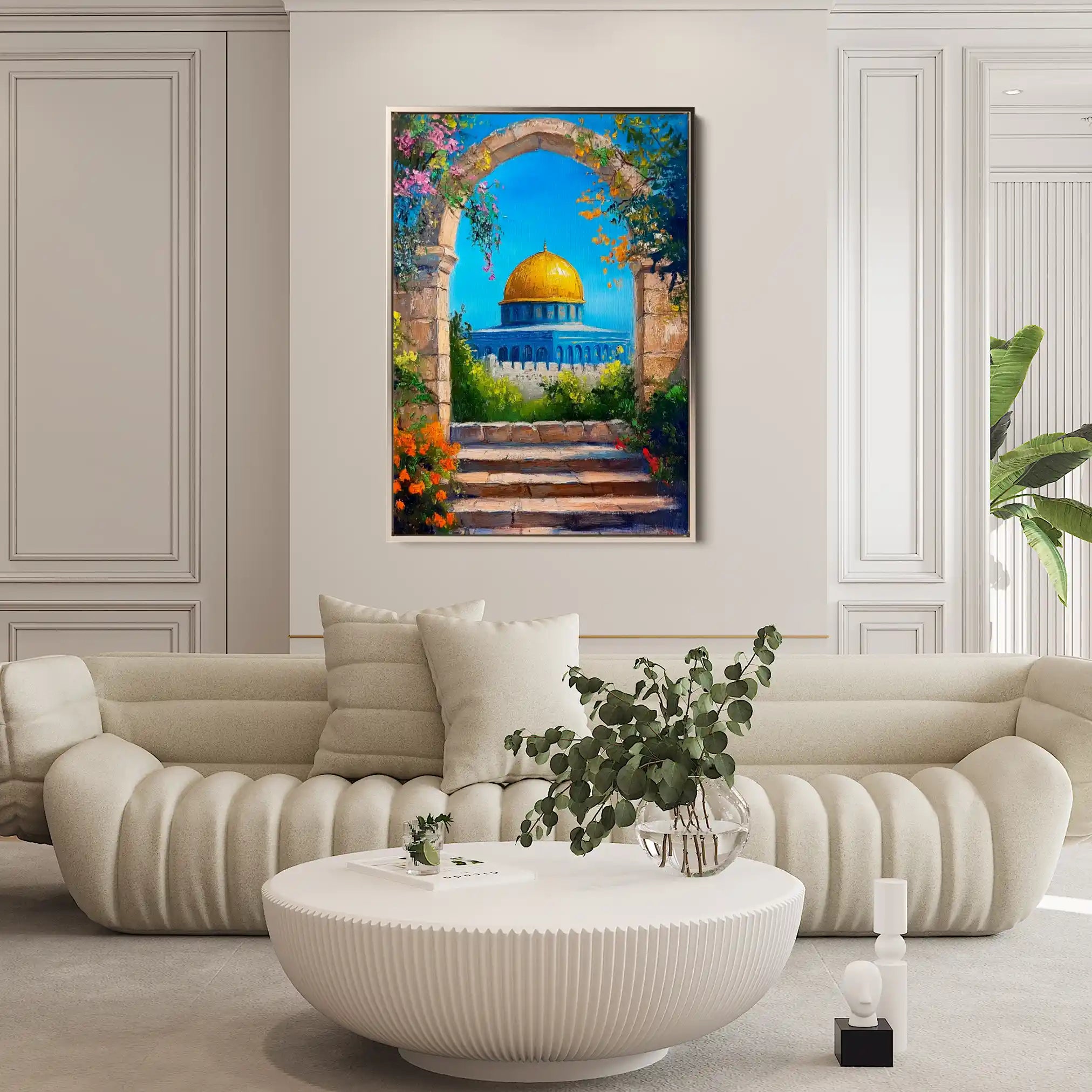 Palestine 060 Canvas Art 90 x 60 cm / Stretched on hidden frame