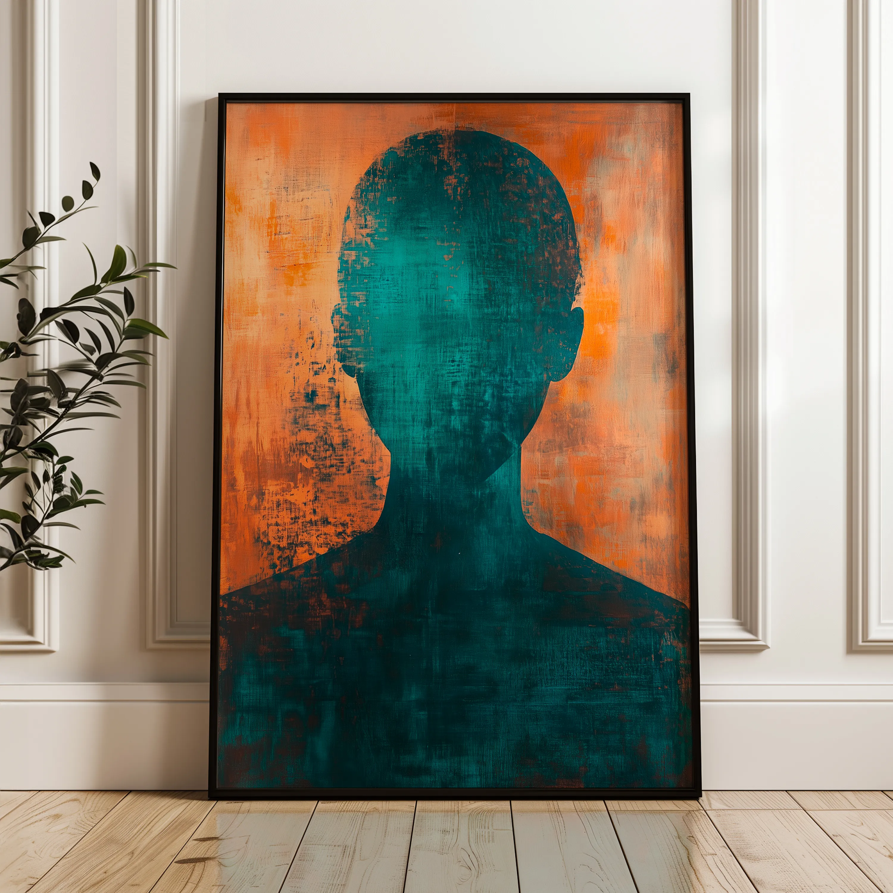 Portrait Canvas Wall Art WAD060-P 90 x 60 cm / Stretched on hidden frame
