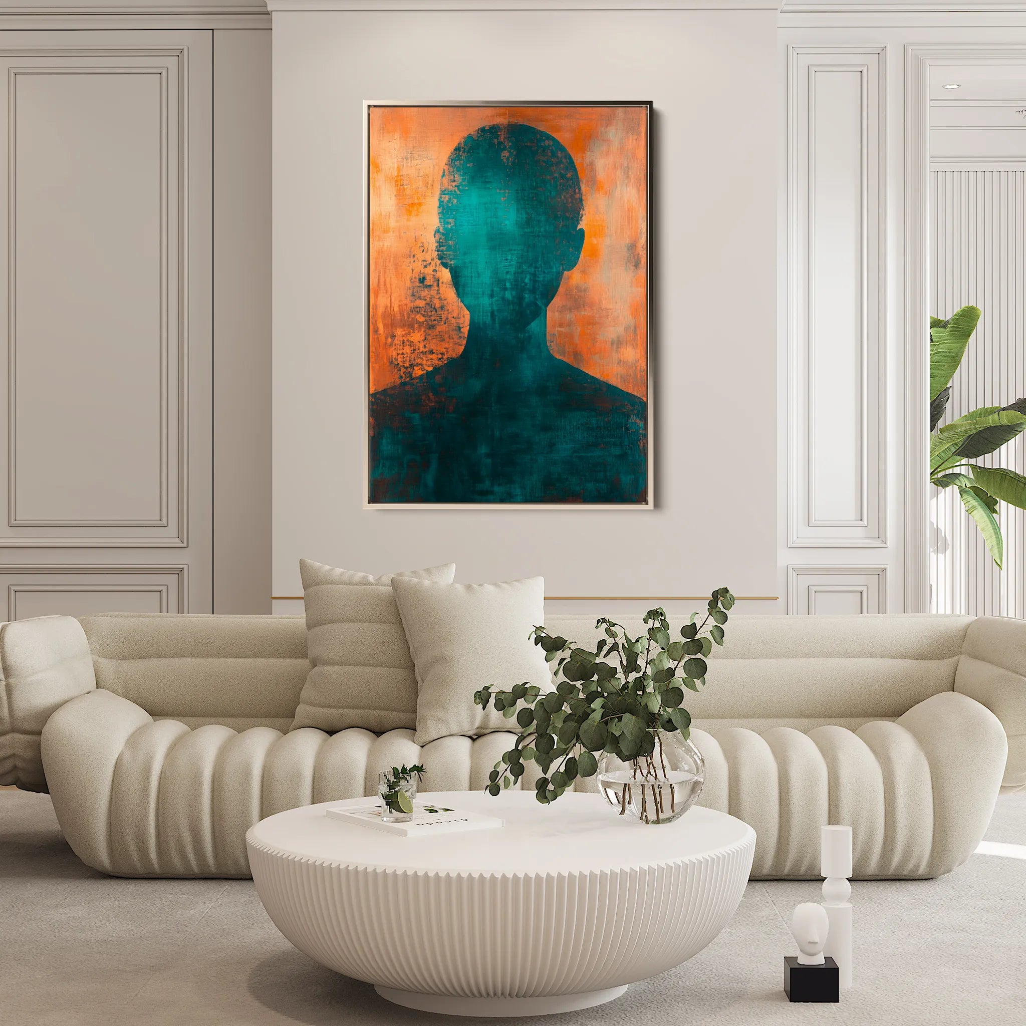Portrait Canvas Wall Art WAD060-P 90 x 60 cm / Stretched on hidden frame