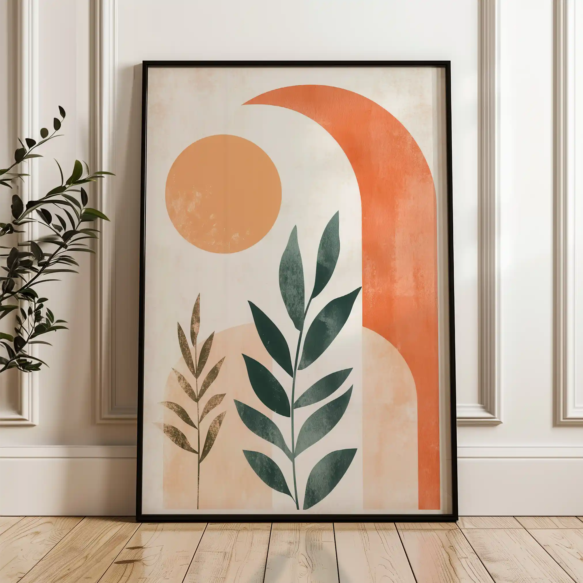 Boho 061 Canvas Art 90 x 60 cm / Stretched on hidden frame