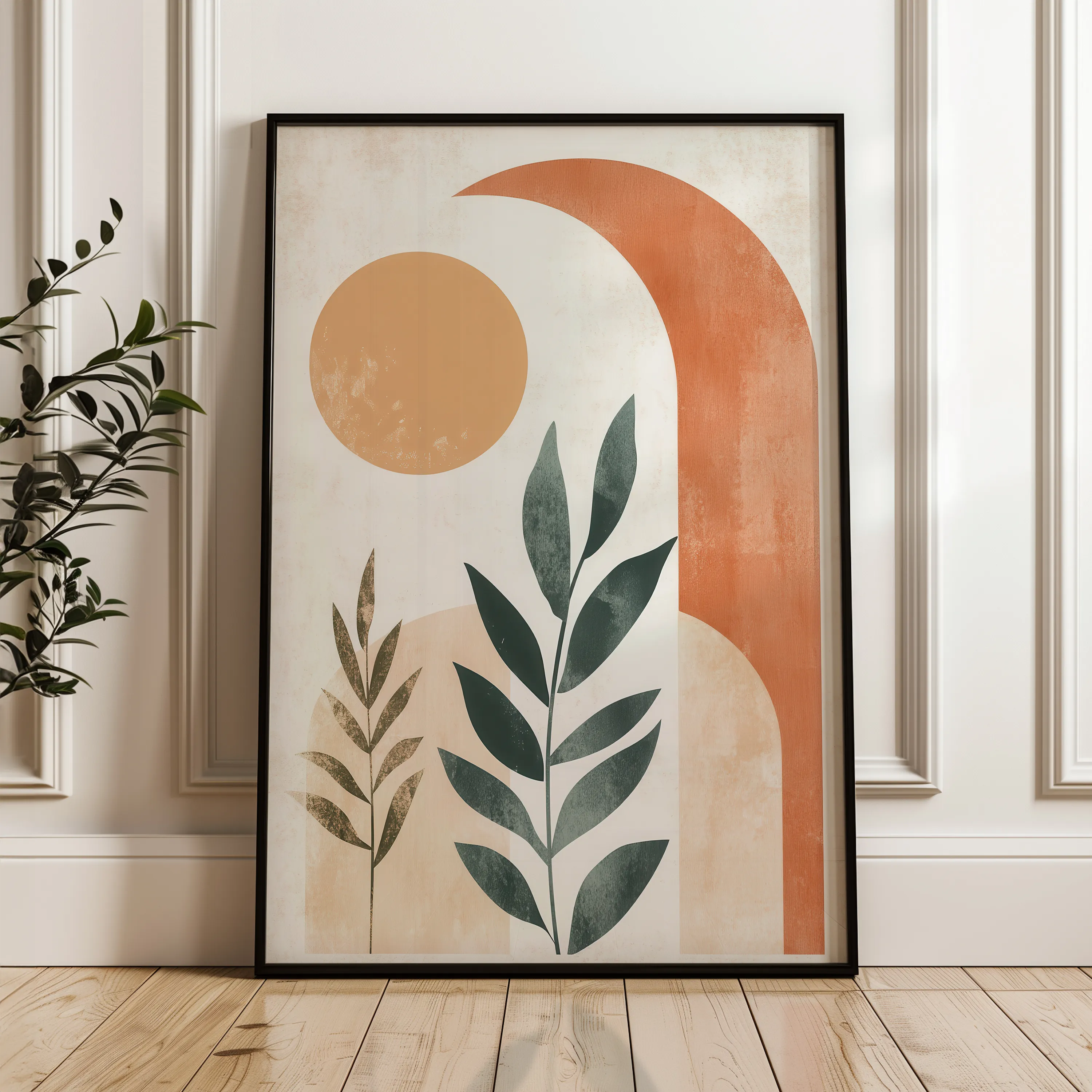 Boho Canvas Wall Art WAD061-BH 90 x 60 cm / Stretched on hidden frame