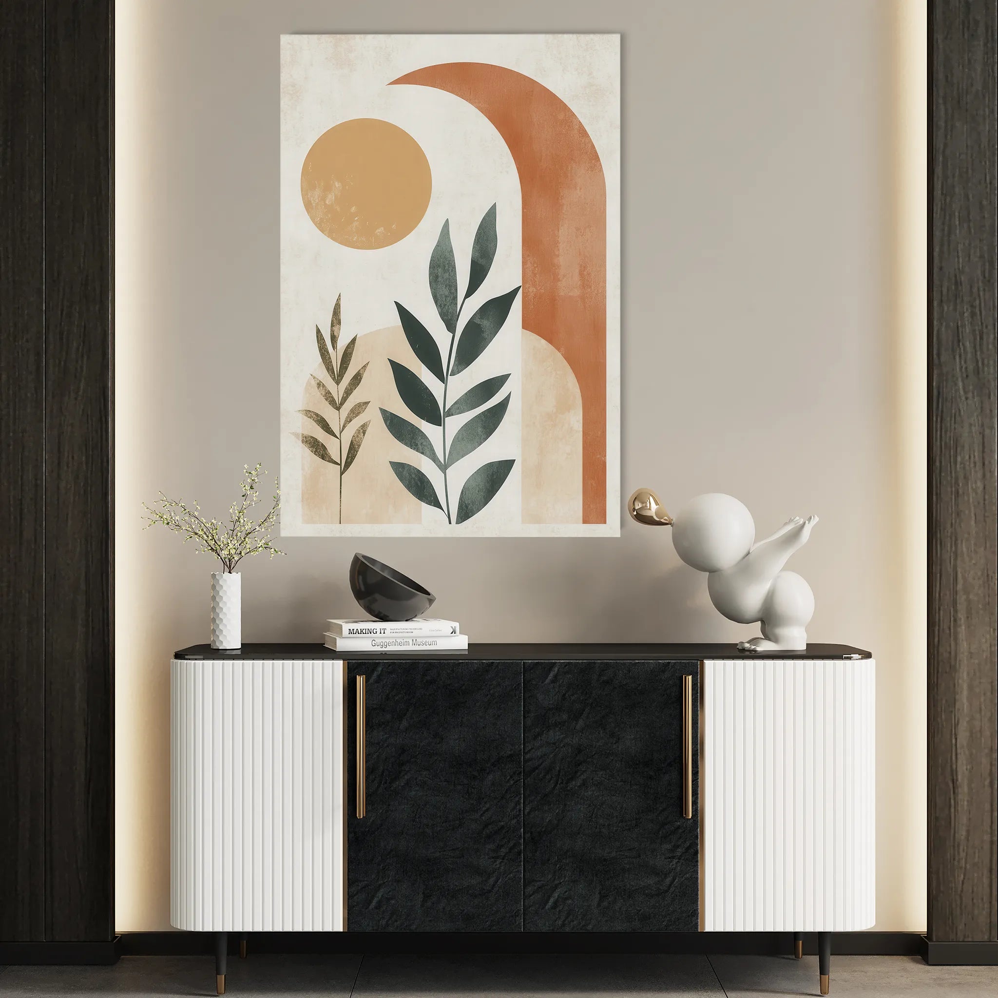 Boho Canvas Wall Art WAD061-BH 90 x 60 cm / Stretched on hidden frame