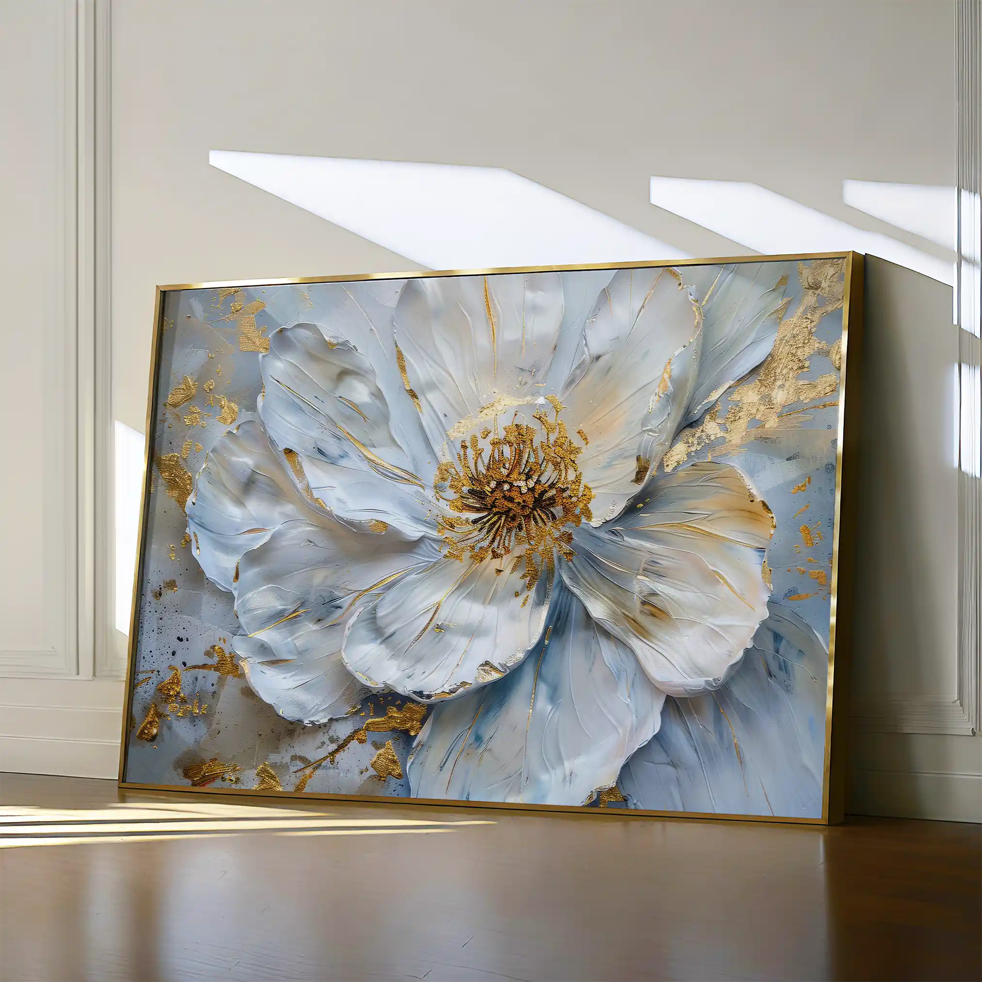 Floral Canvas Wall Art WAD061-F 90 x 60 cm / Stretched on hidden frame