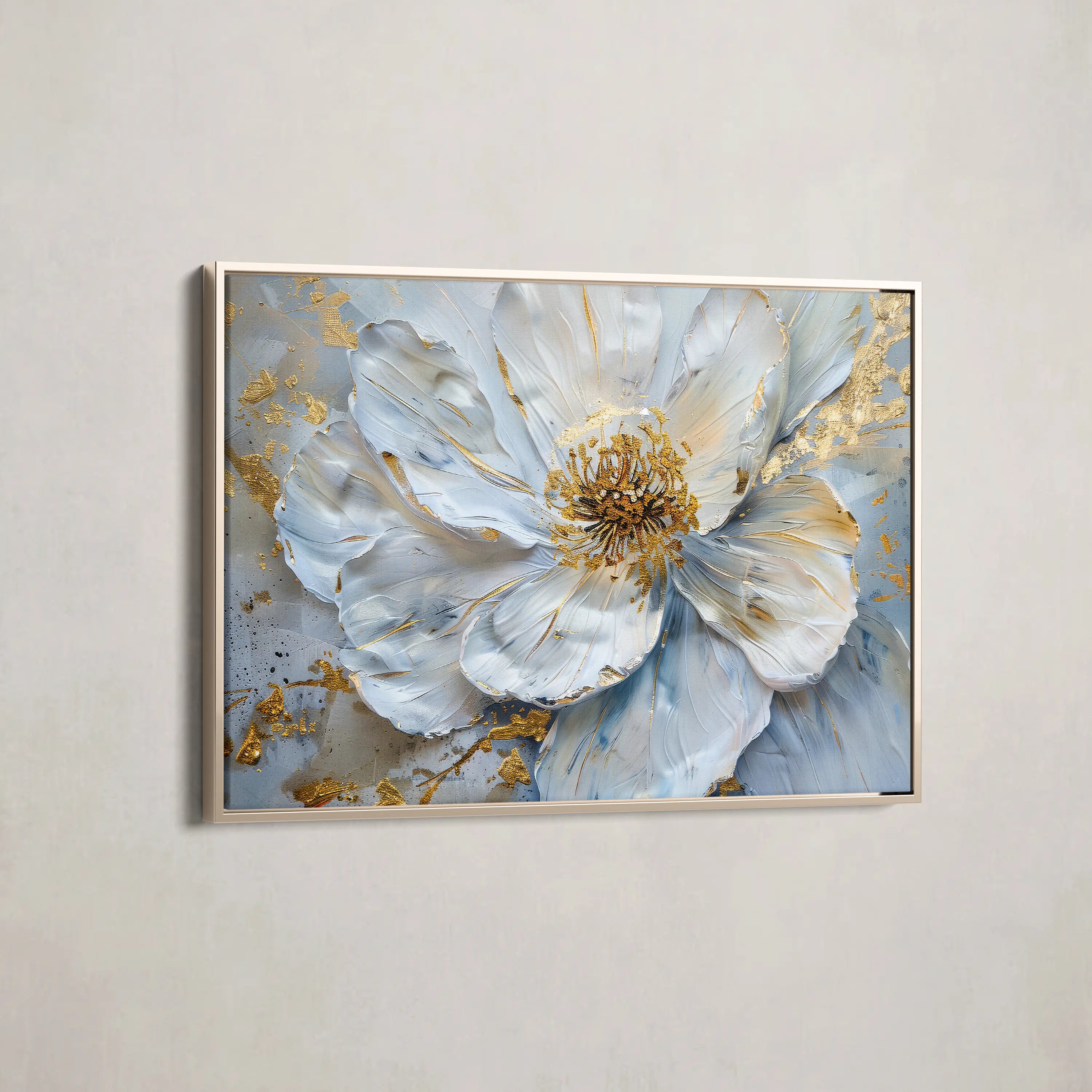 Floral Canvas Wall Art WAD061-F 90 x 60 cm / Stretched on hidden frame