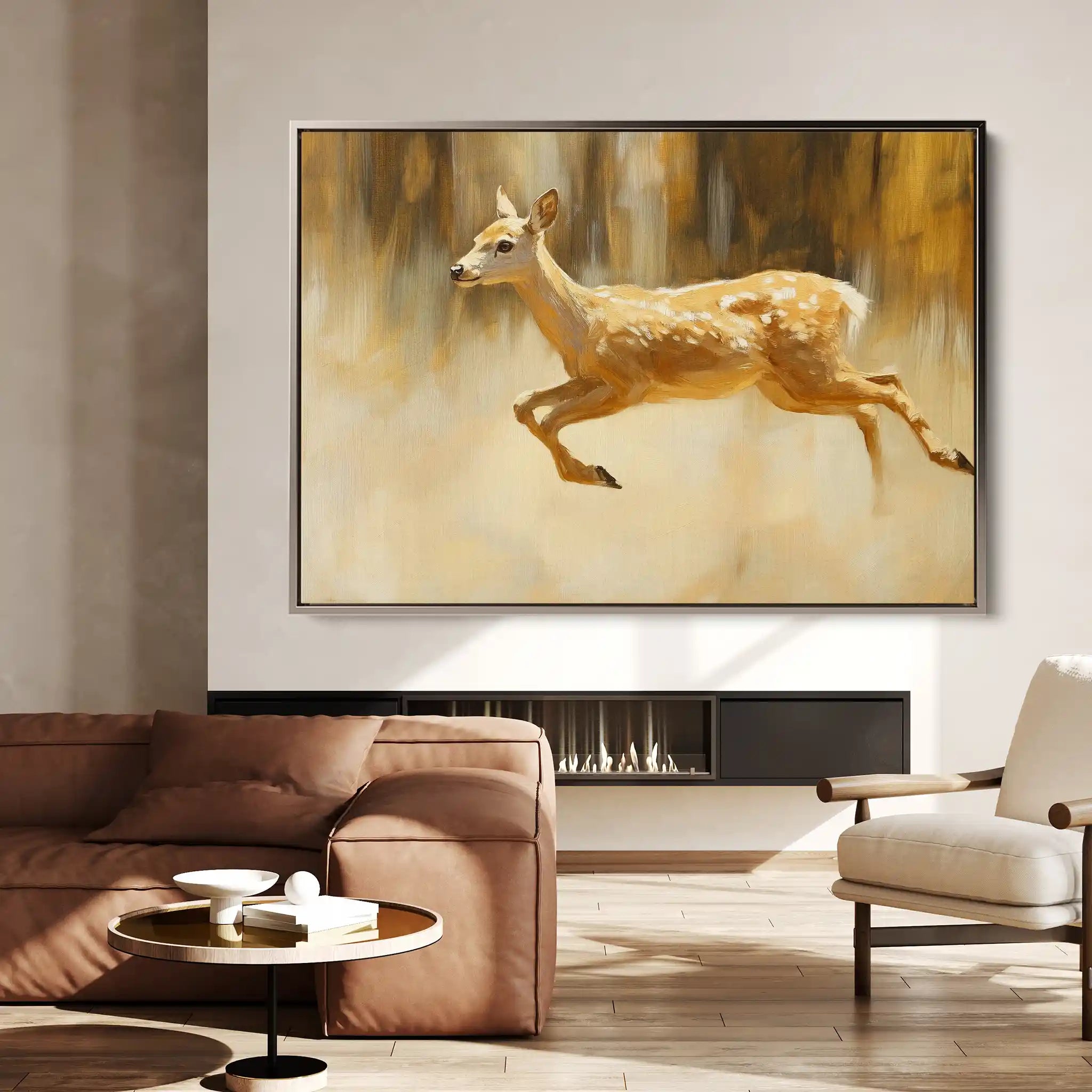 Animals 062 Canvas Art 90 x 60 cm / Stretched on hidden frame